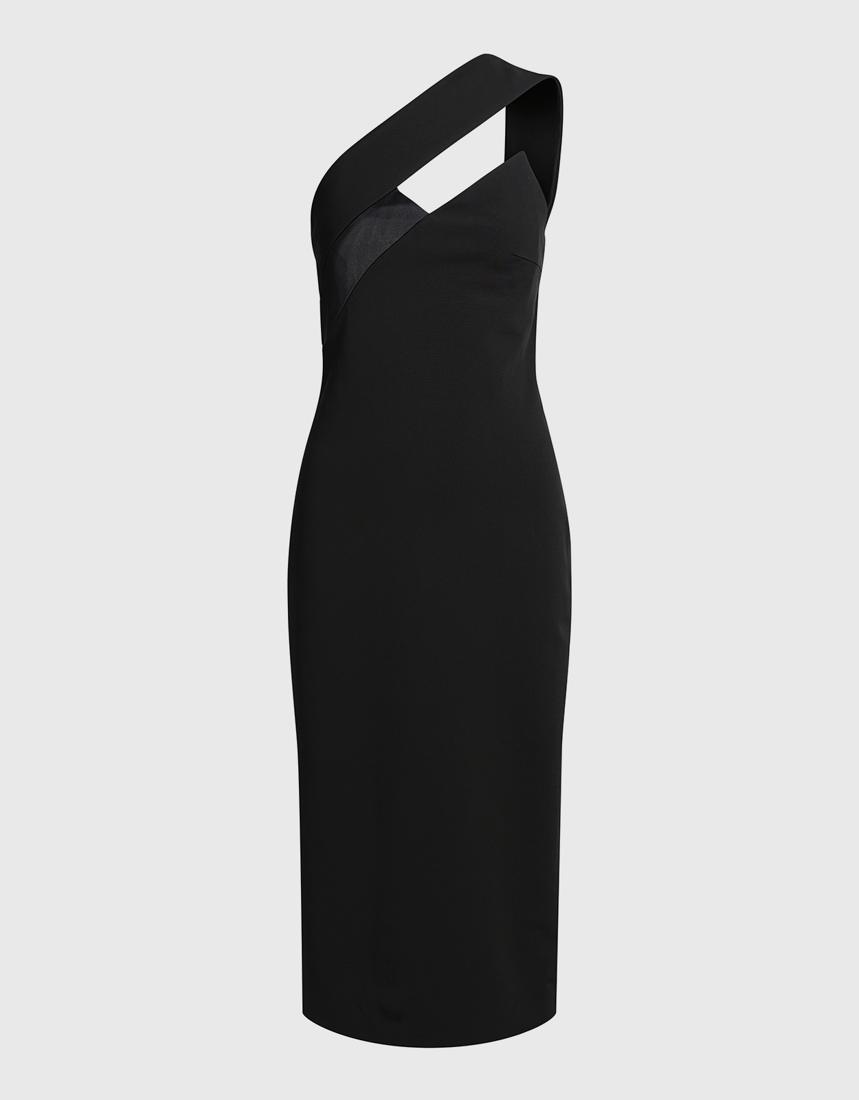 Cushnie Lilia One-shoulder Fitted Knee Length Dress -