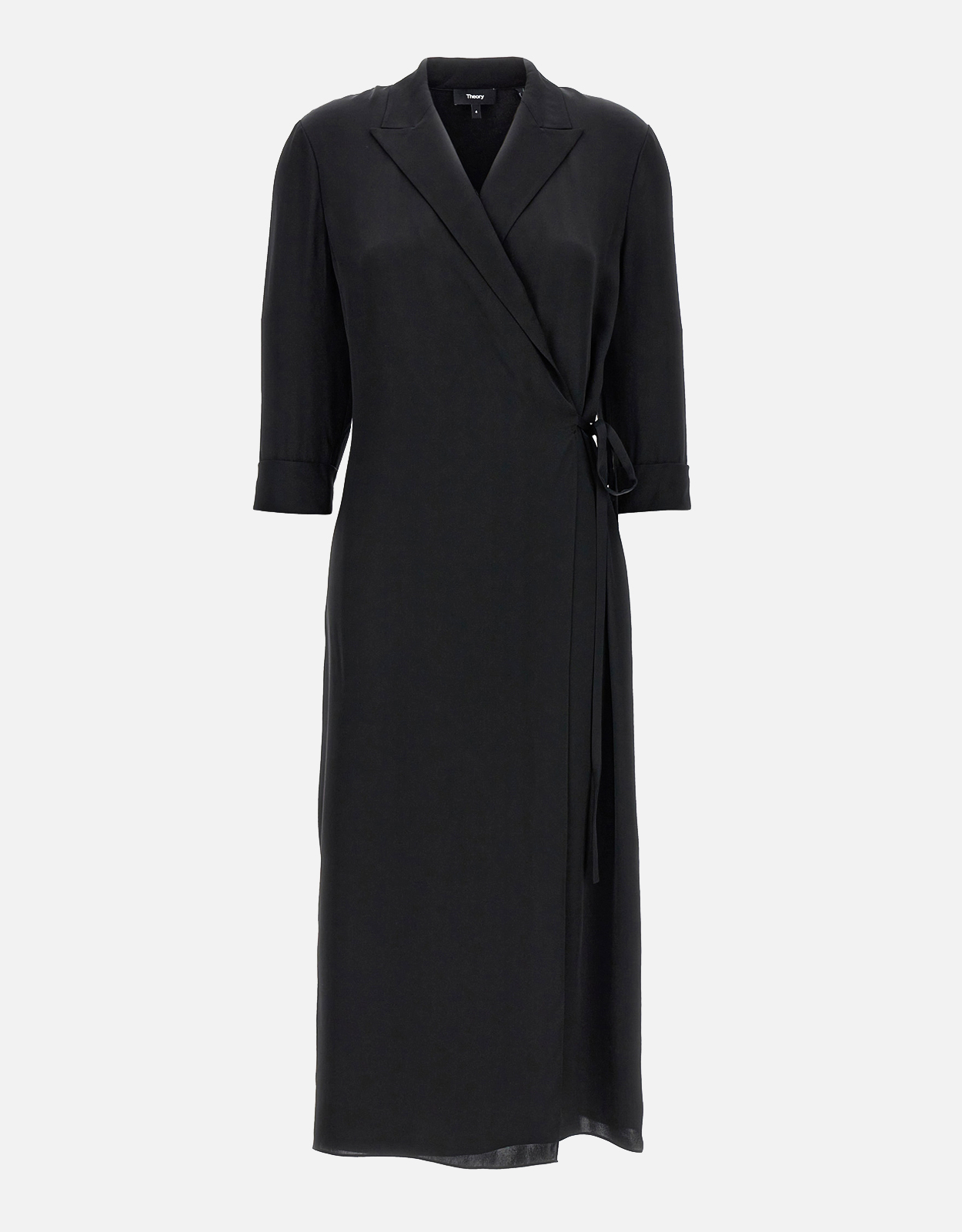 Theory Silk Shirt Midi Dress -