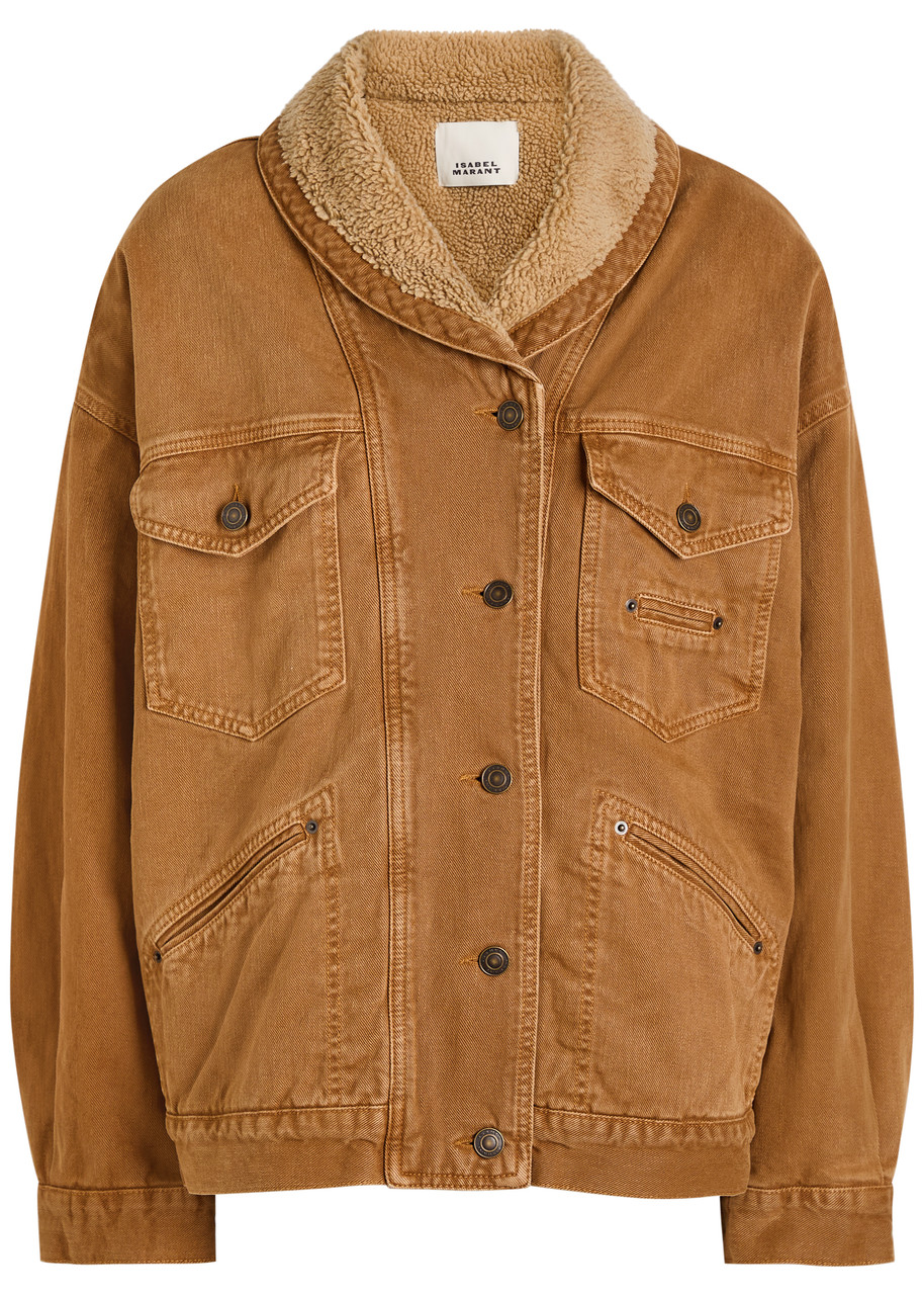 Isabel Marant Pimia Panelled Denim Jacket - Orange Other - M