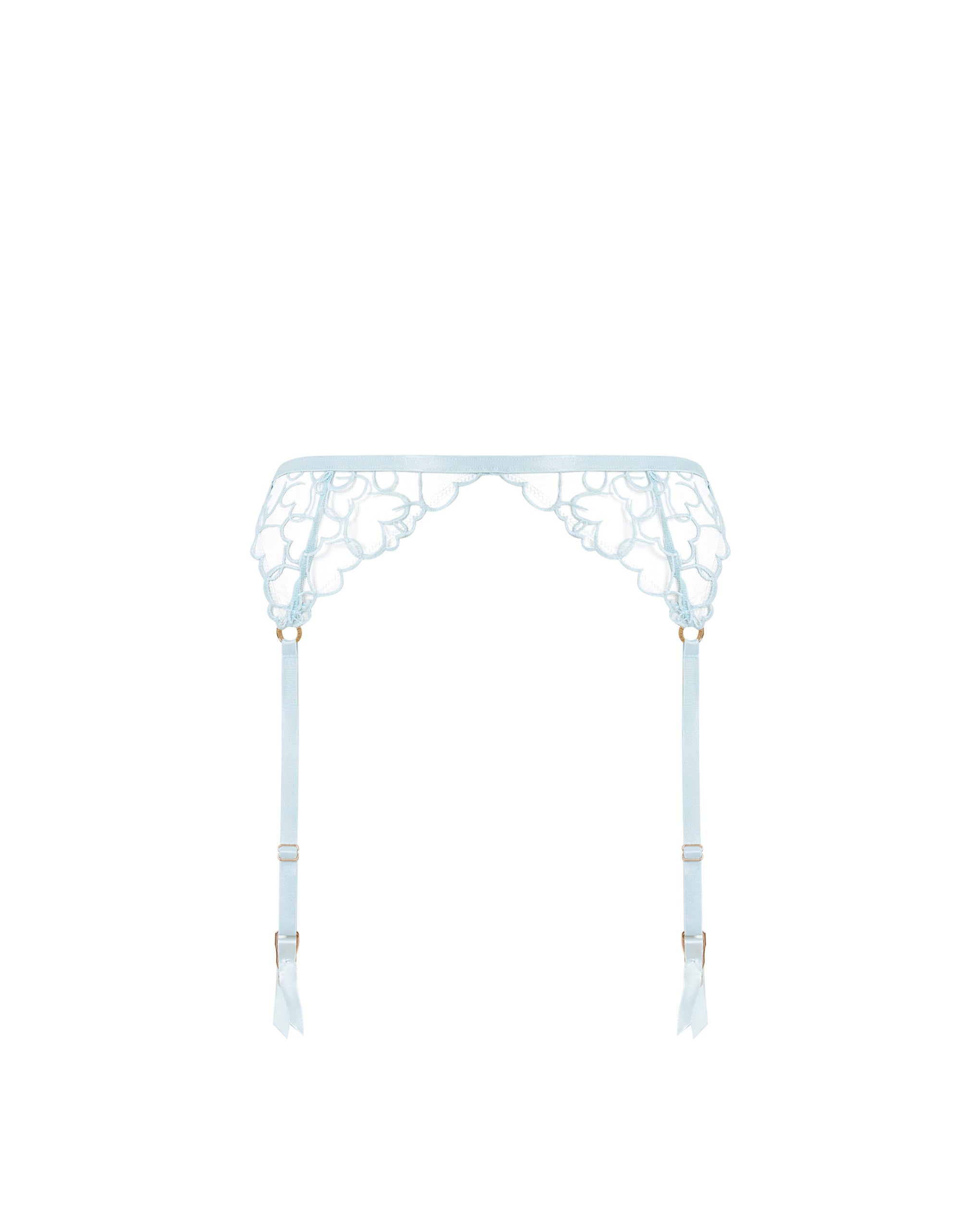 Bluebella Valentina Garter Belt Ice Water Blue