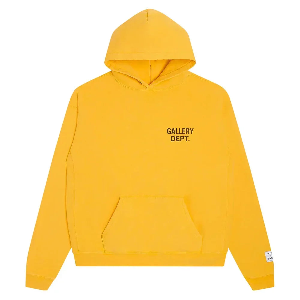 Gallery Dept. s GD Logo Hoodie Gold
