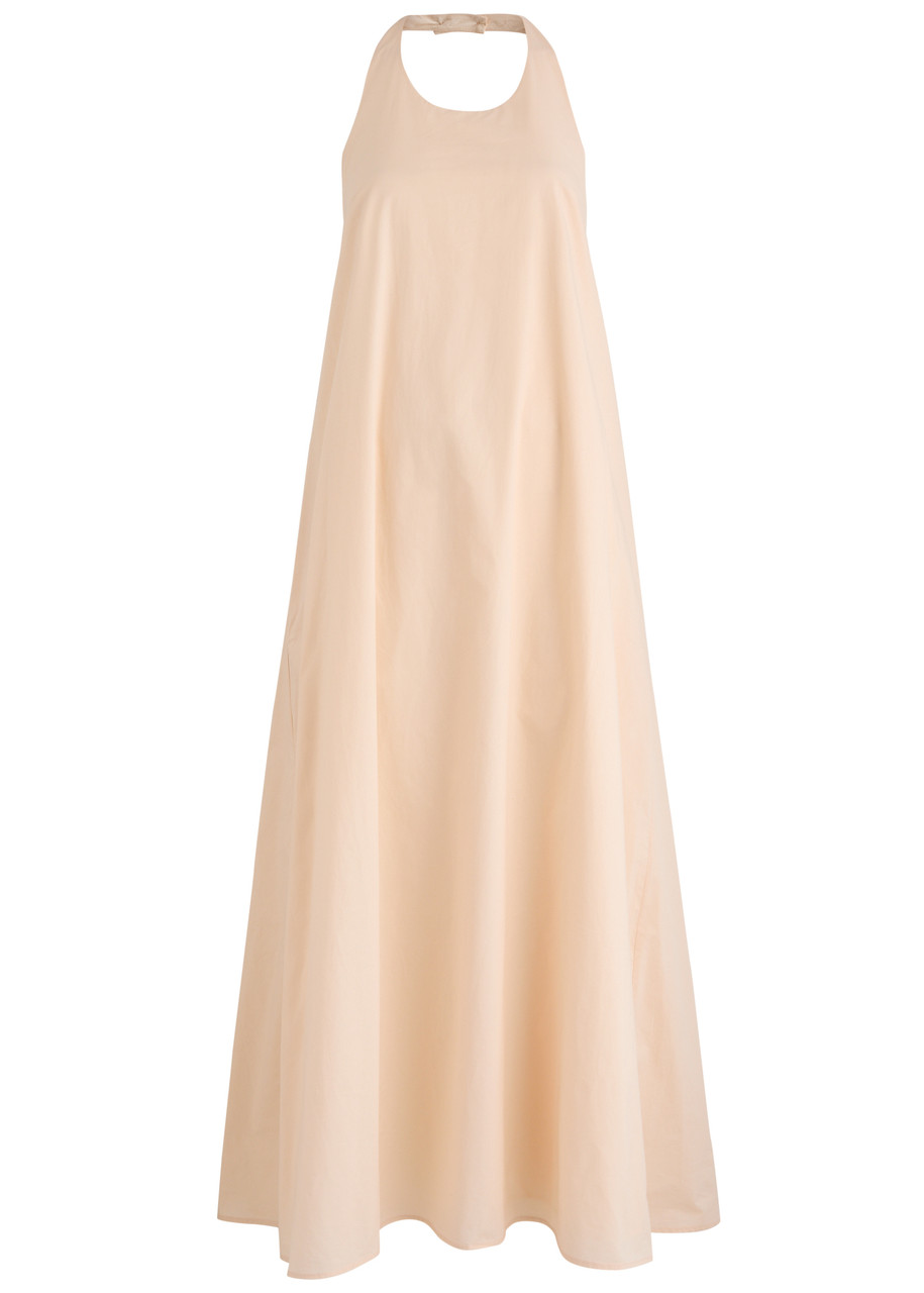 Bird & Knoll Paloma Cotton Maxi Dress - Cream - M M