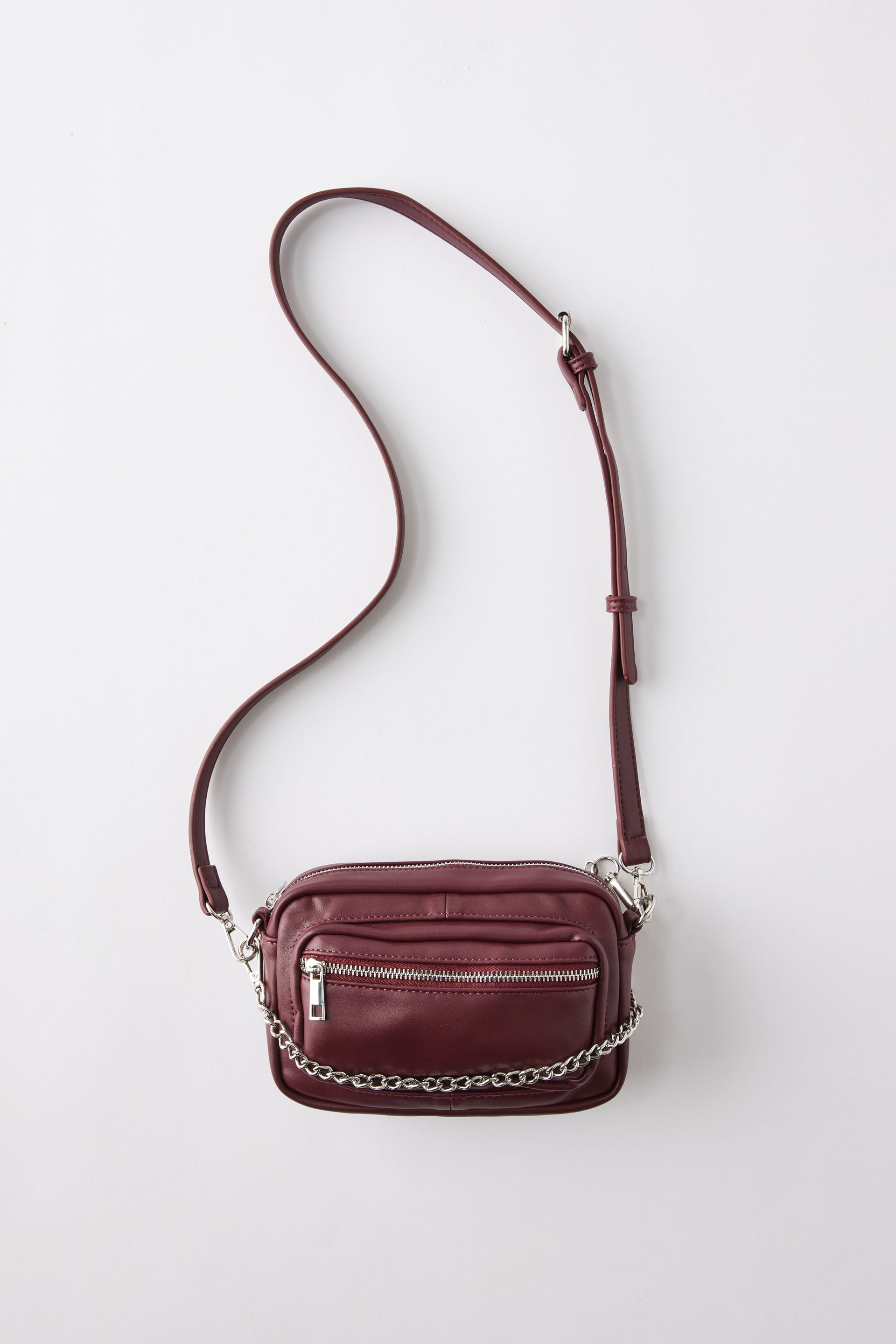 Rubi - Edie Crossbody Bag - Burgundy pu