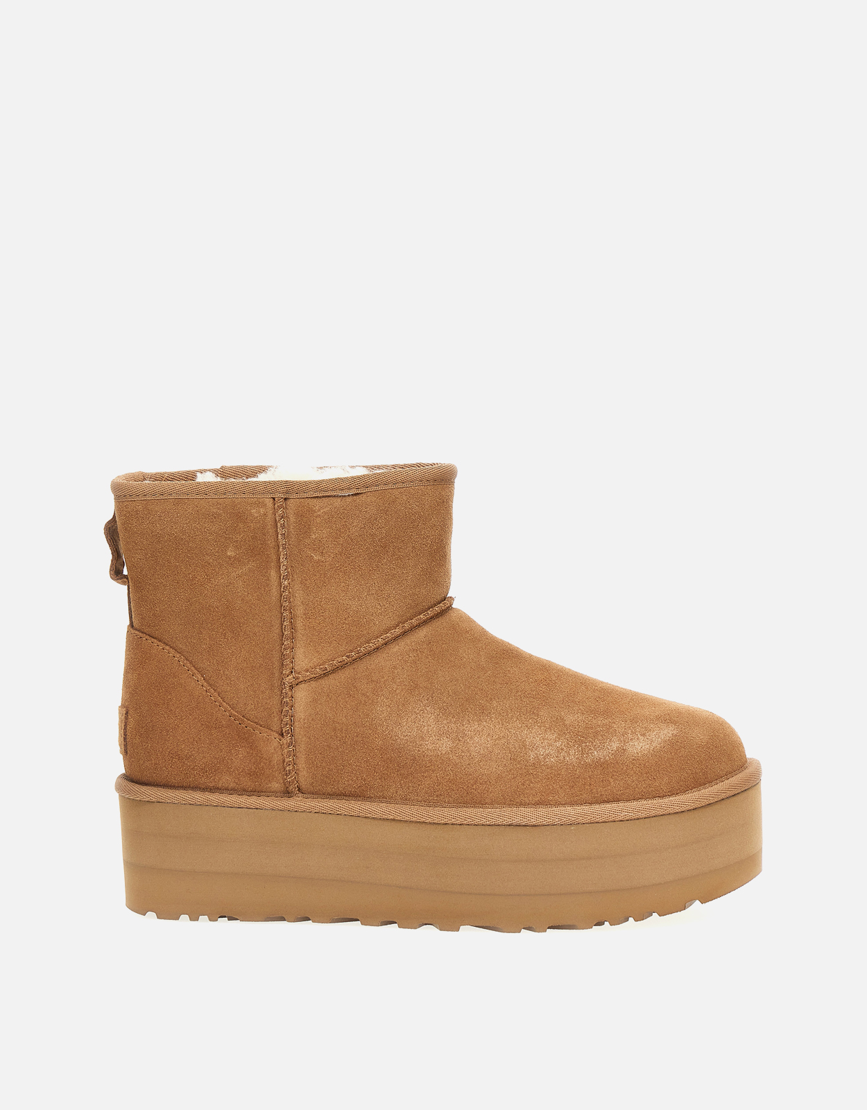 Ugg Classic Mini Platform Cow Leather Ankle Boots -