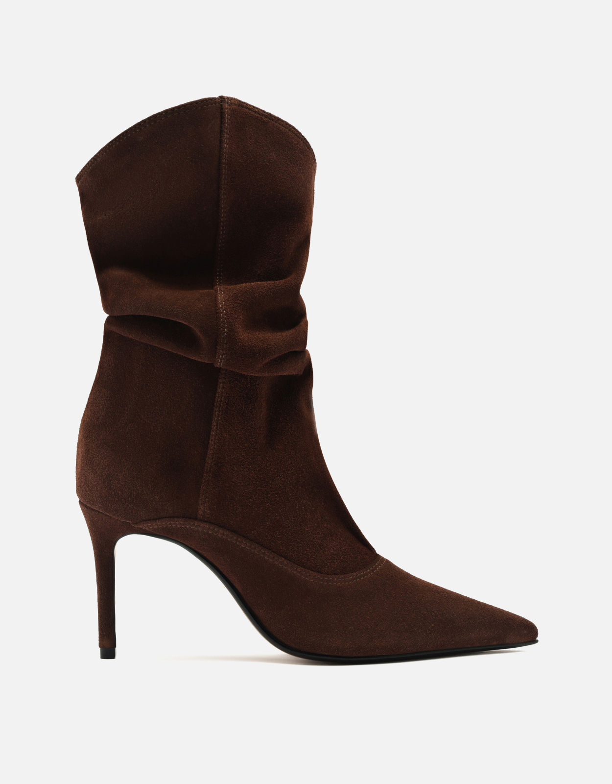 Schutz Maryana Up Slouch Leather Heeled Ankle Boots - .