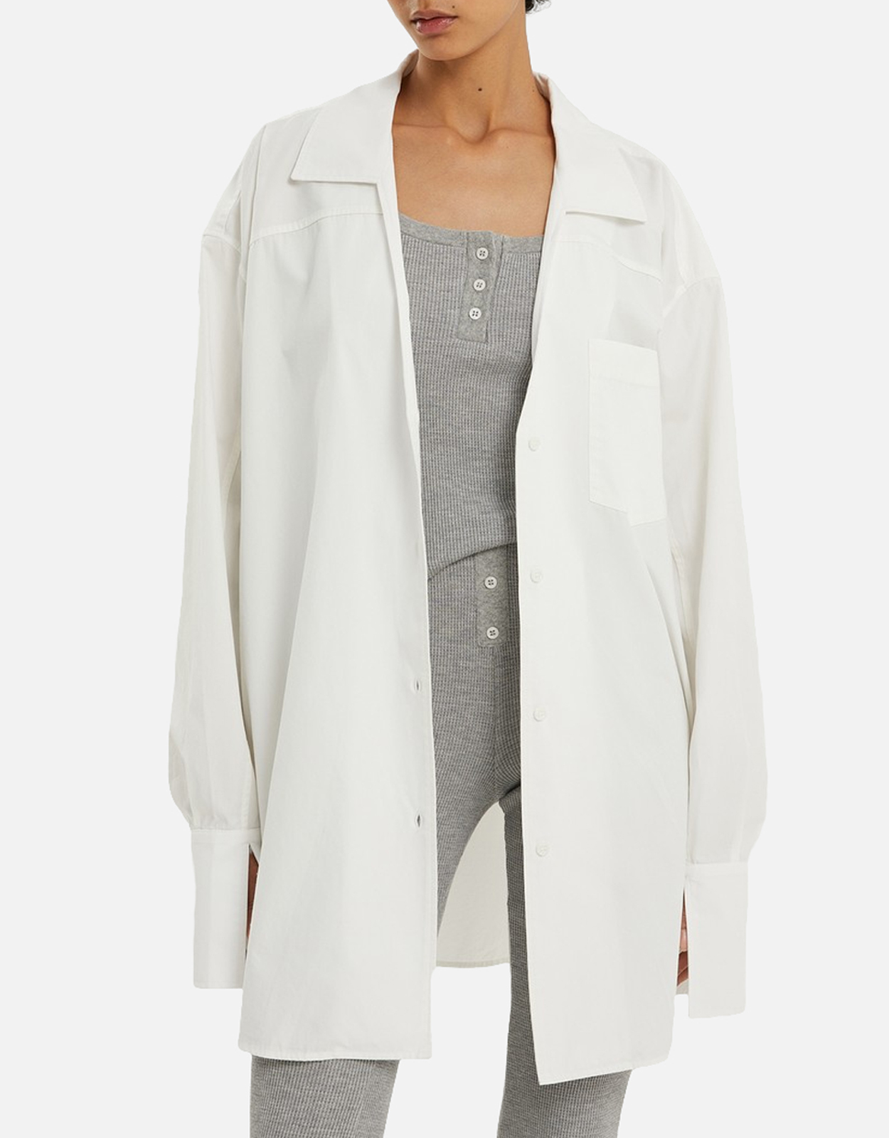STUDIO Shirt ls dress white - IT