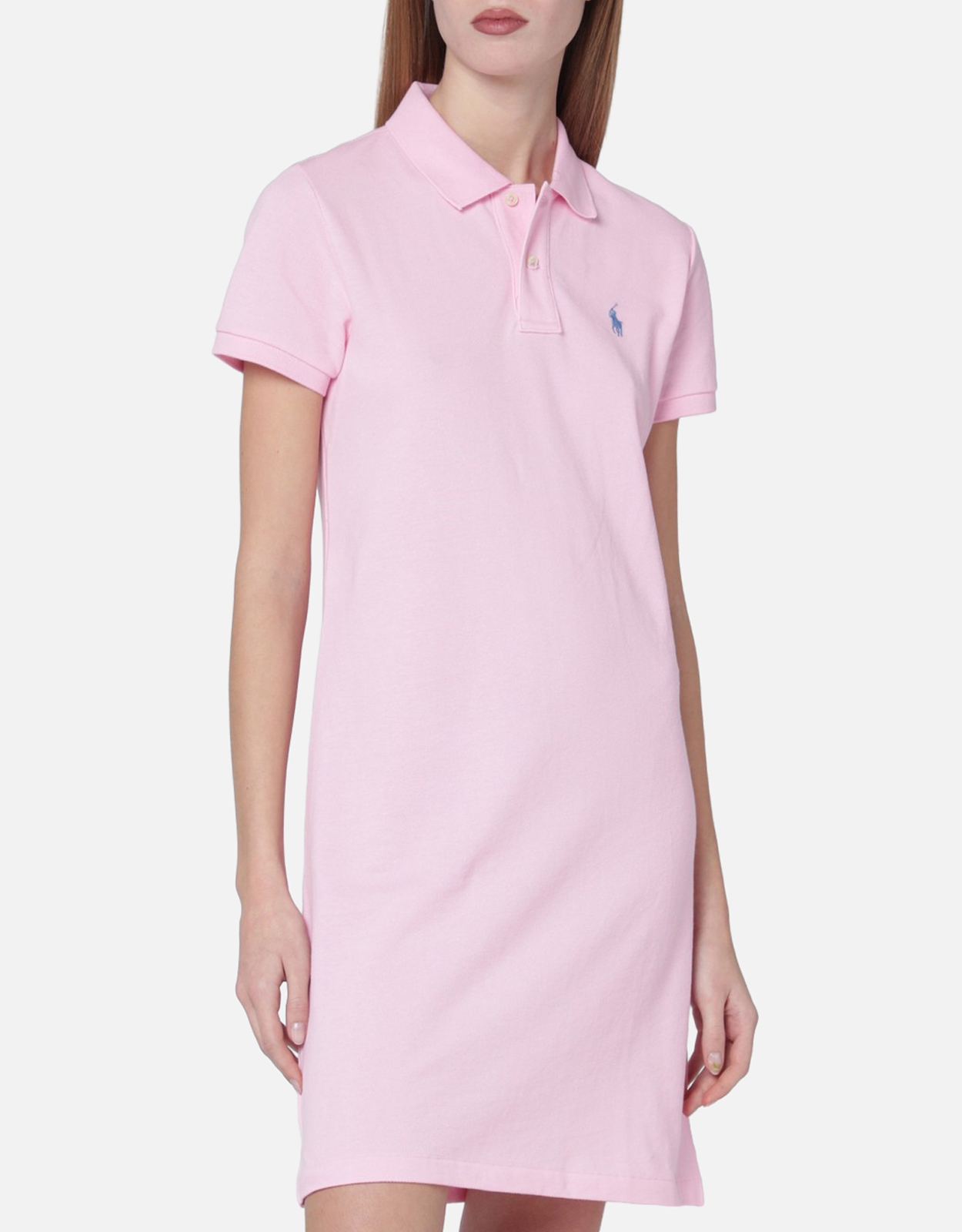 Polo Ralph Lauren Short Pink Cotton Polo Dress