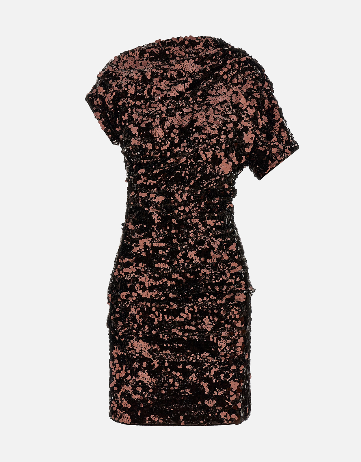 Ganni Brown Sequins Mini Dress -