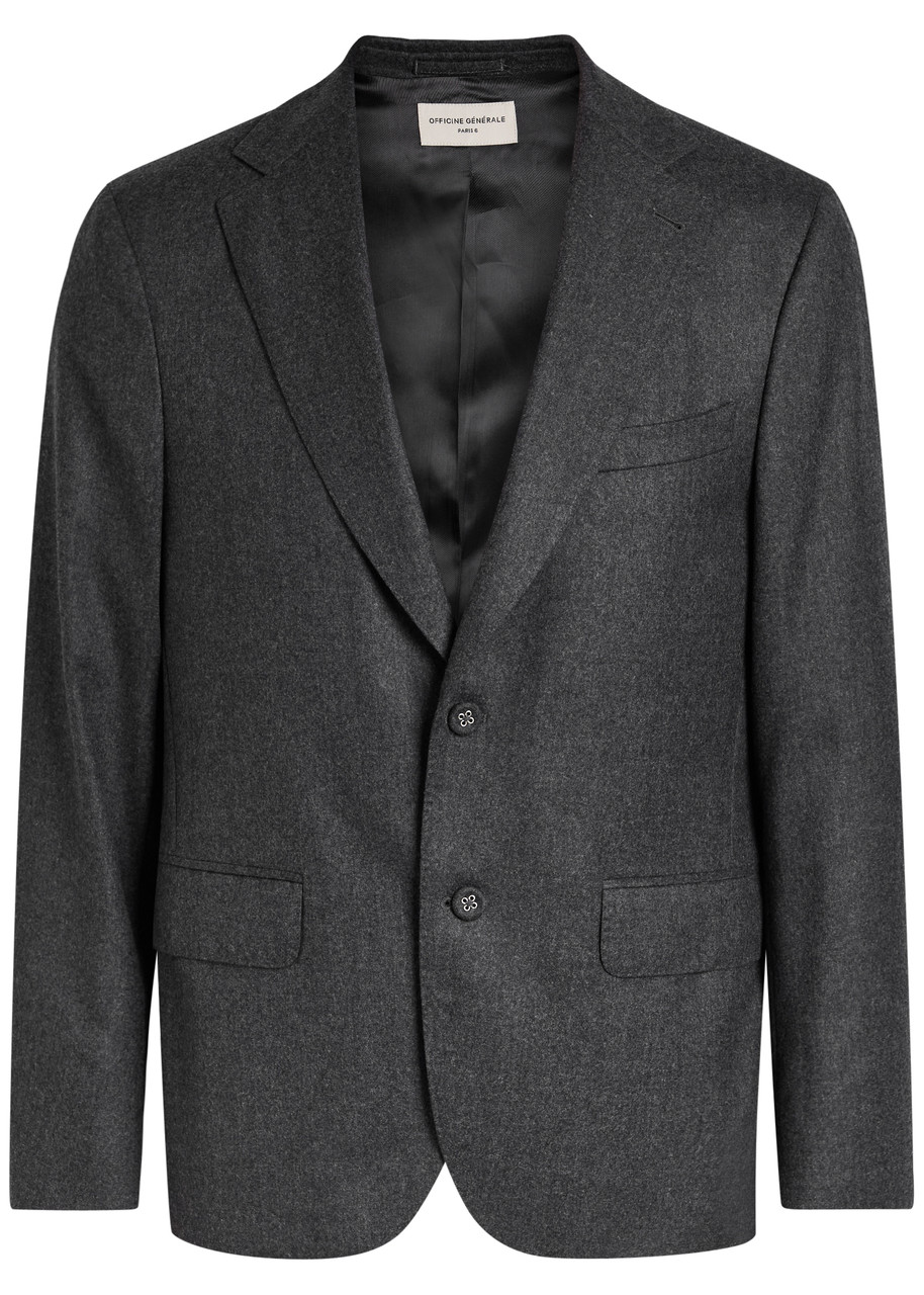 Officine Gnrale Arthus Wool Blazer - Grey - L