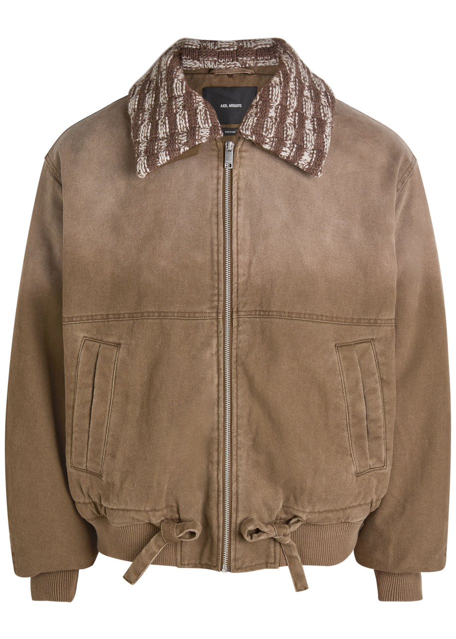 Axel Arigato Axis Denim Jacket - Brown