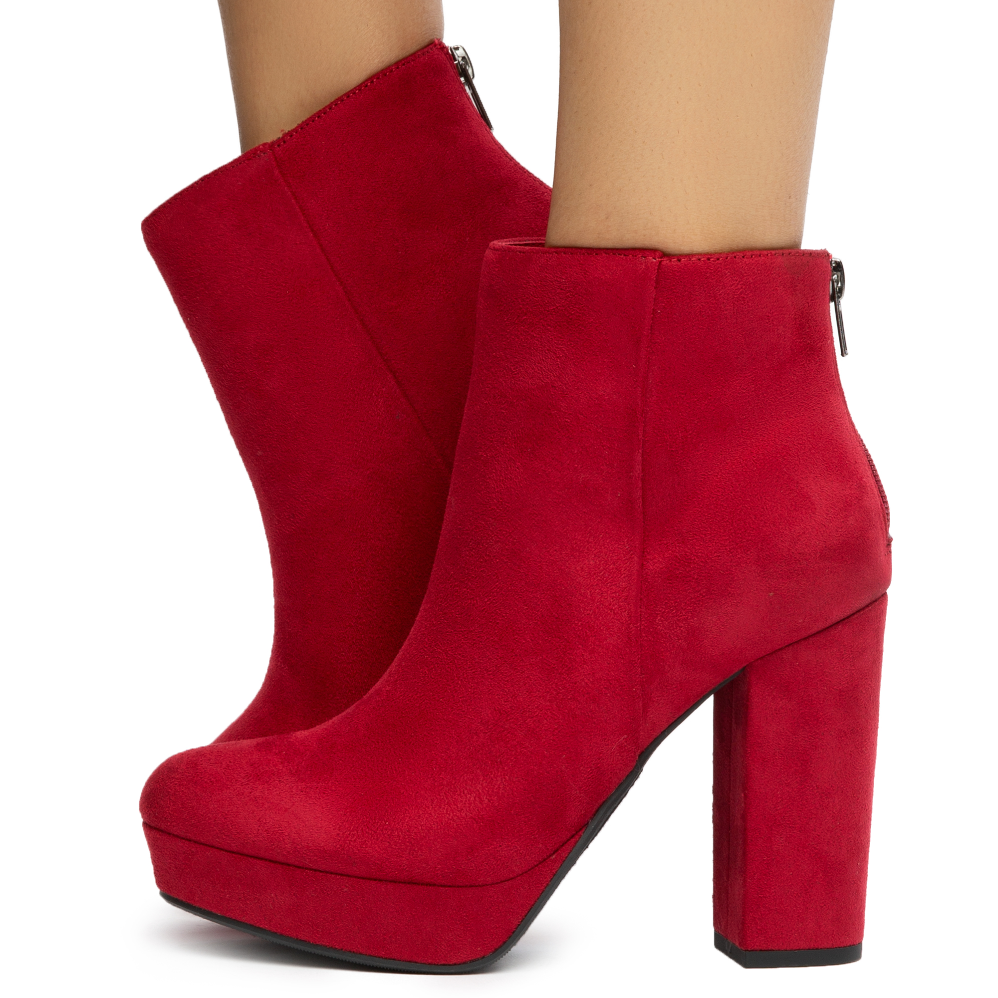 Women Meeting-S Ankle Booties Cherry Boots Cherry