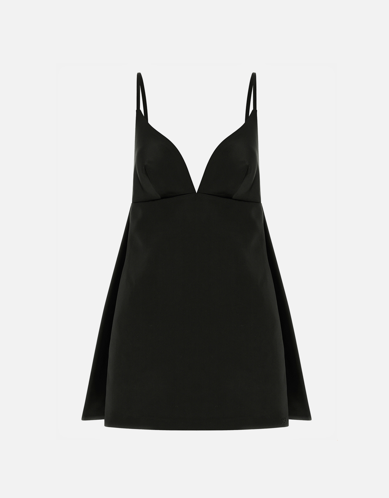 Elisabetta Franchi Duchess Satin Mini Dress - IT