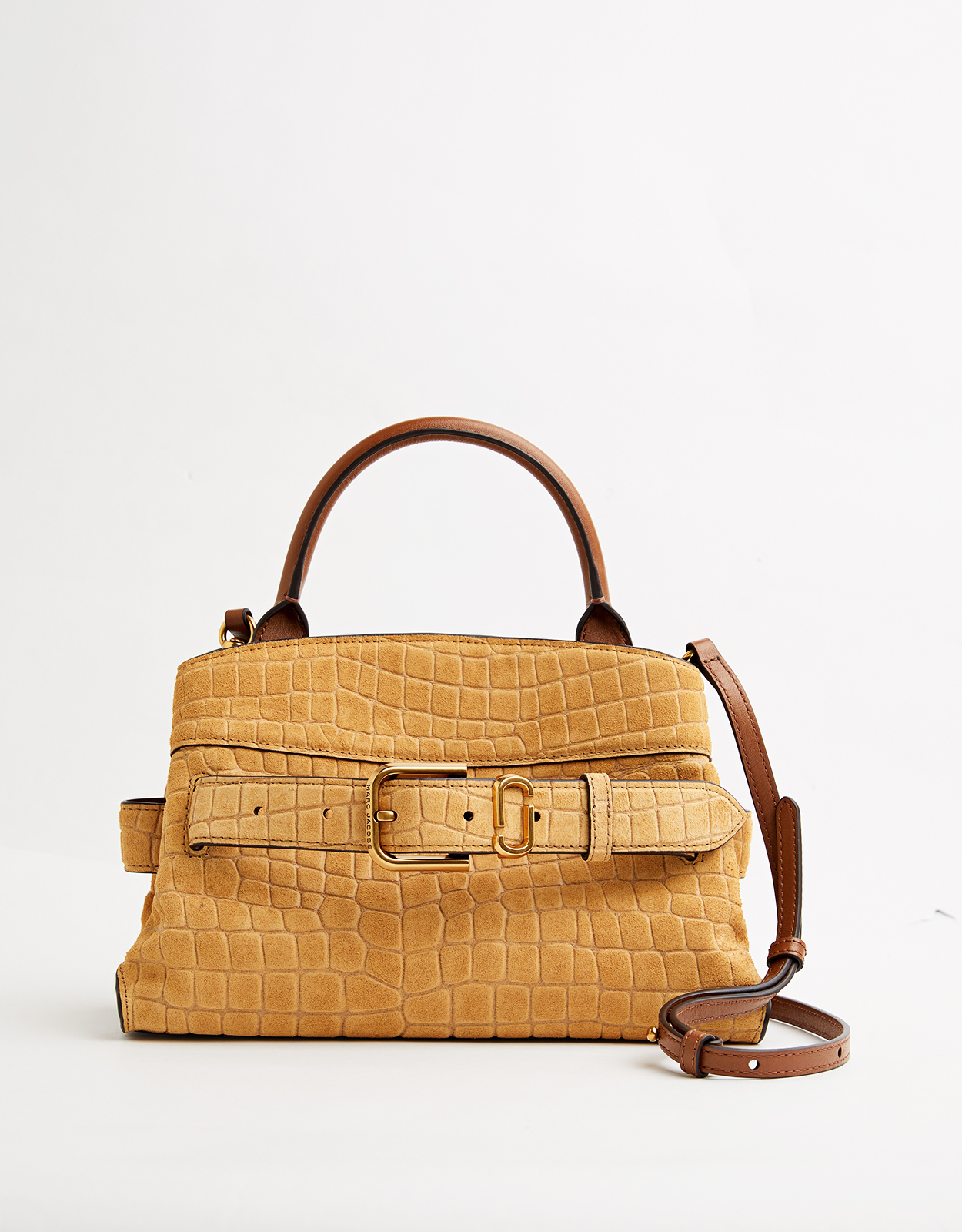 Marc Jacobs The Suede Croc Dakota Small Handbag