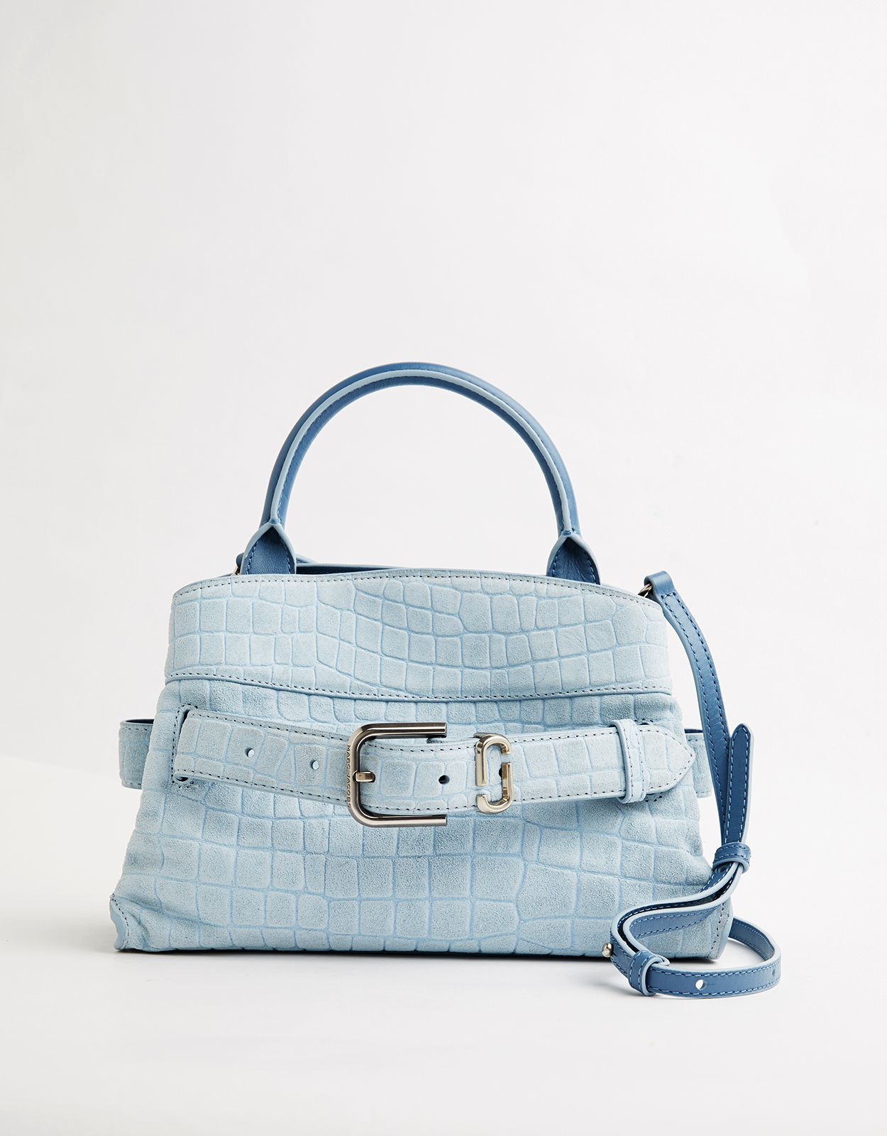 Marc Jacobs The Suede Croc Dakota Small Handbag