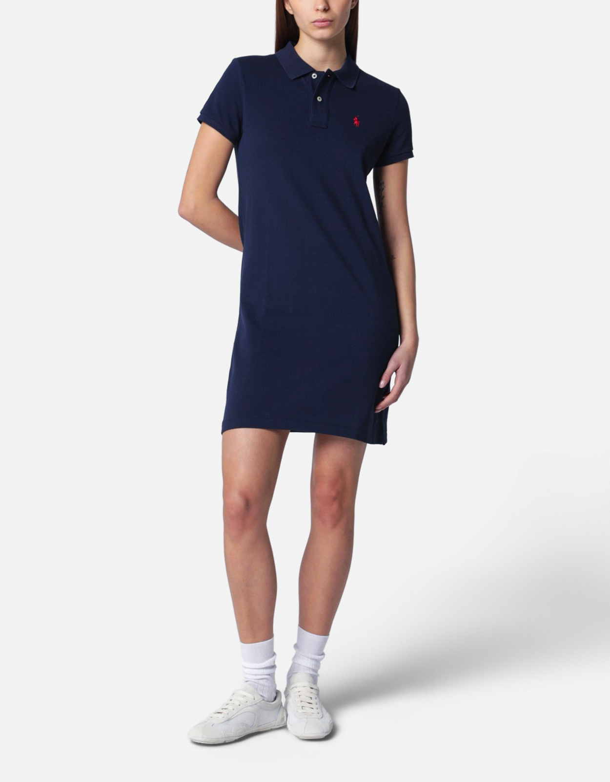 Polo Ralph Lauren Mini Navy Cotton Polo Dress