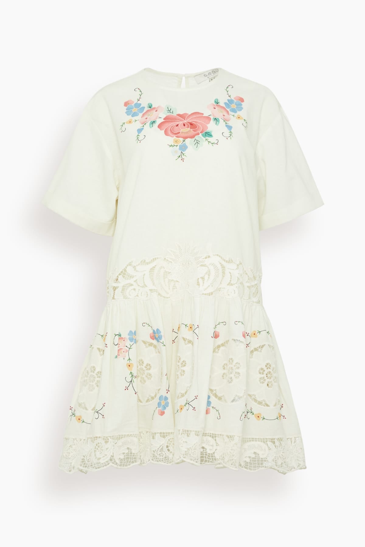 Astrid Embroidery Mini Dress
