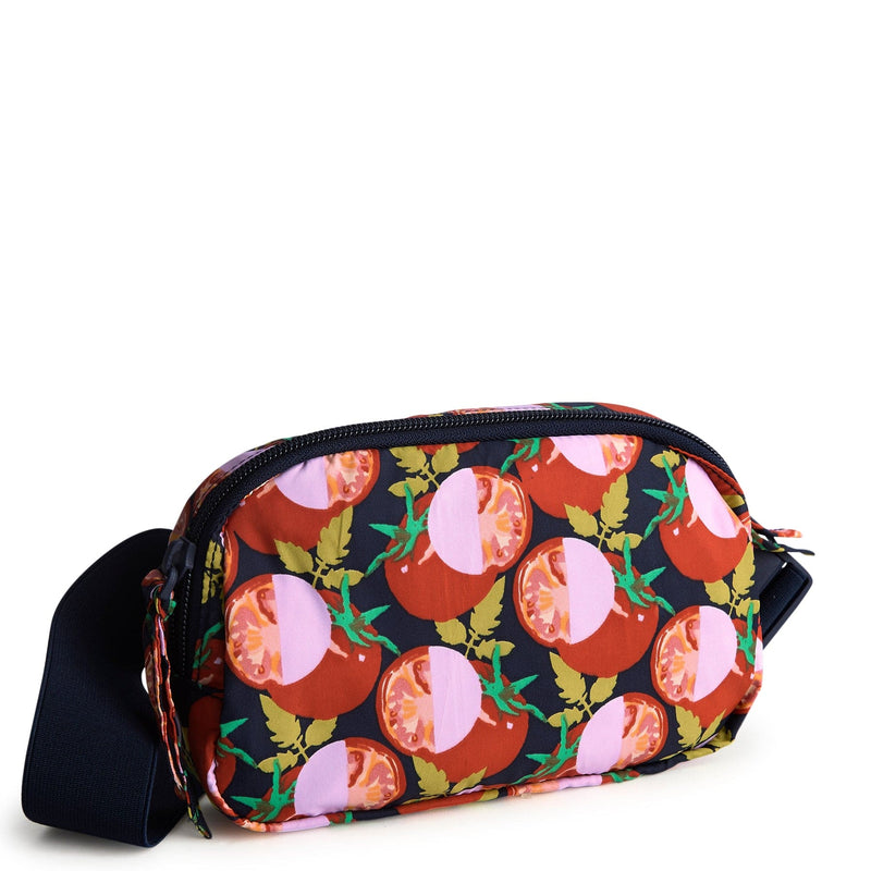 Vera Bradley Woodward Small Belt Bag with Long Strap Women in Sliced Tomatoes Red