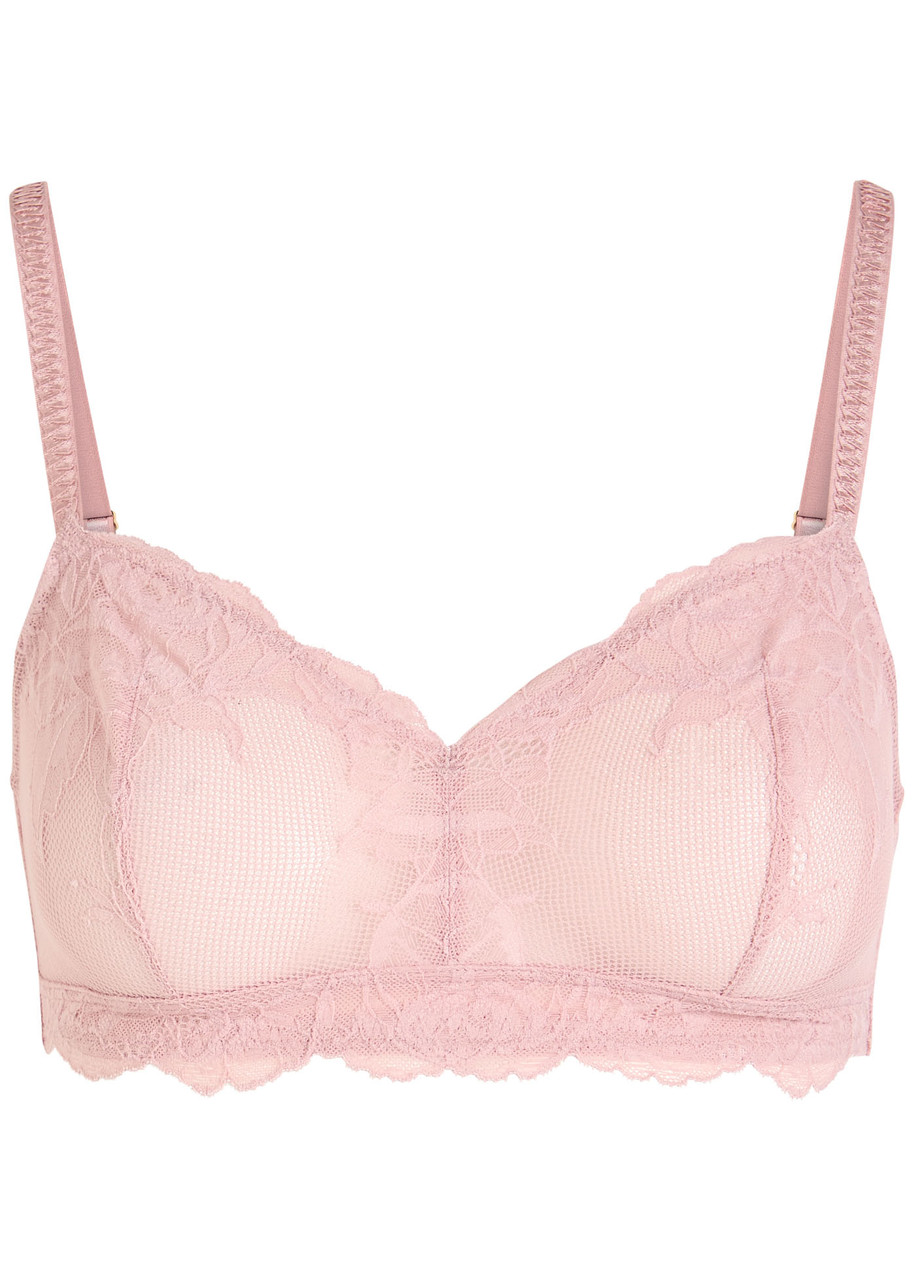Wacoal Vivid Attraction Lace Bralette - Light Pink - M M