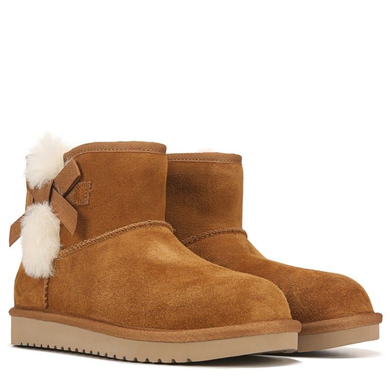Koolaburra by Ugg Women's Victoria Mini Winter Boots Chestnut - Size .