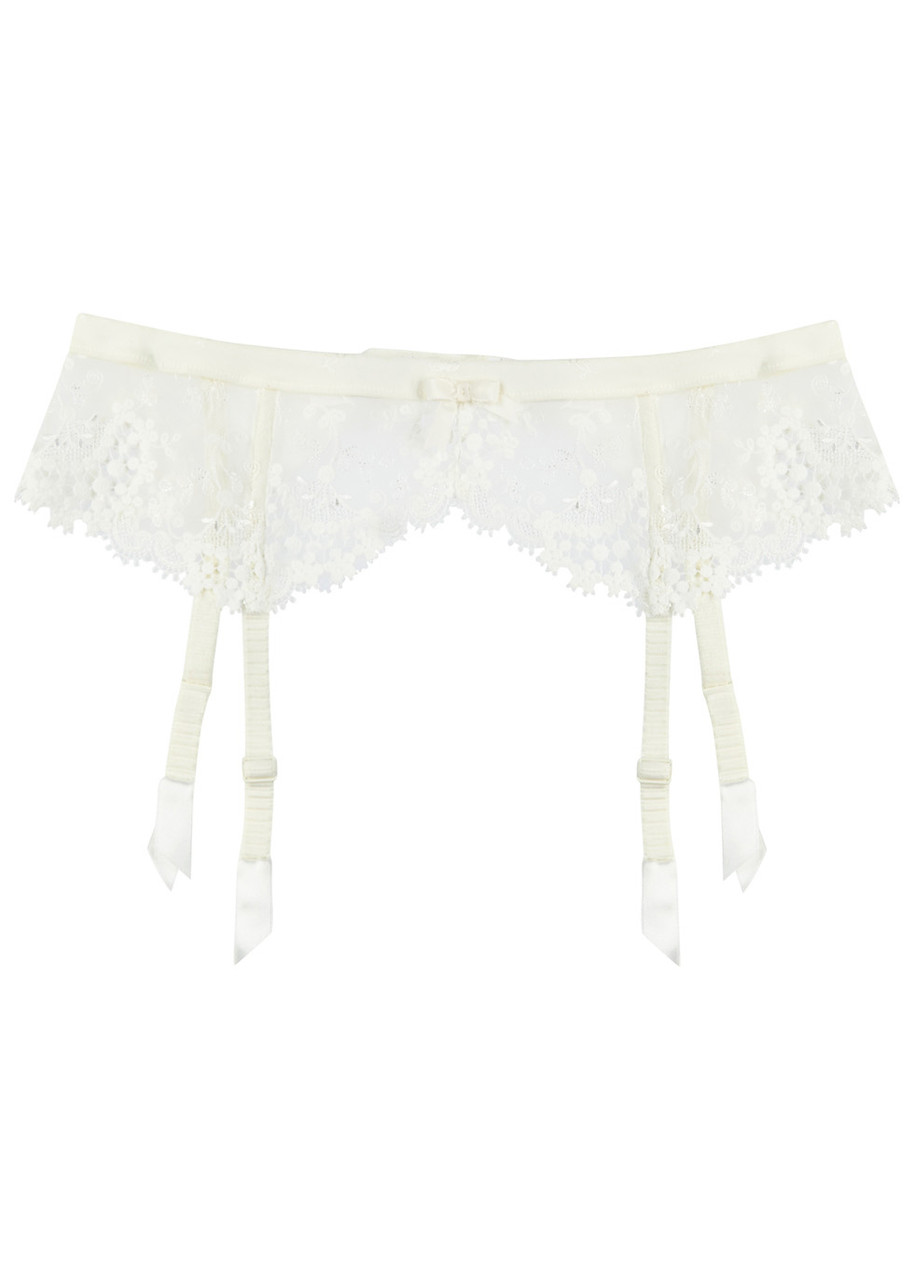 Simone PRLE Wish Ivory Lace Suspender Belt