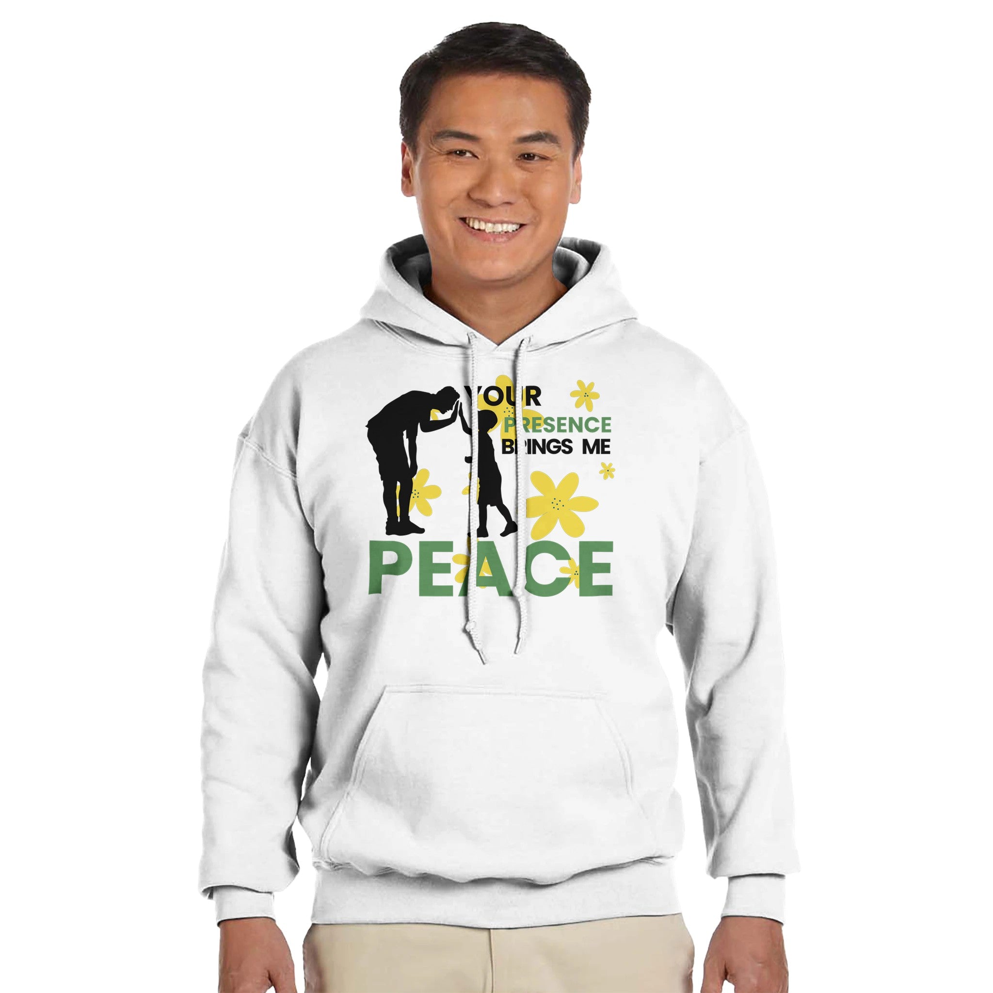 Dad’s Presence, Pure Peace Gift Hoodie