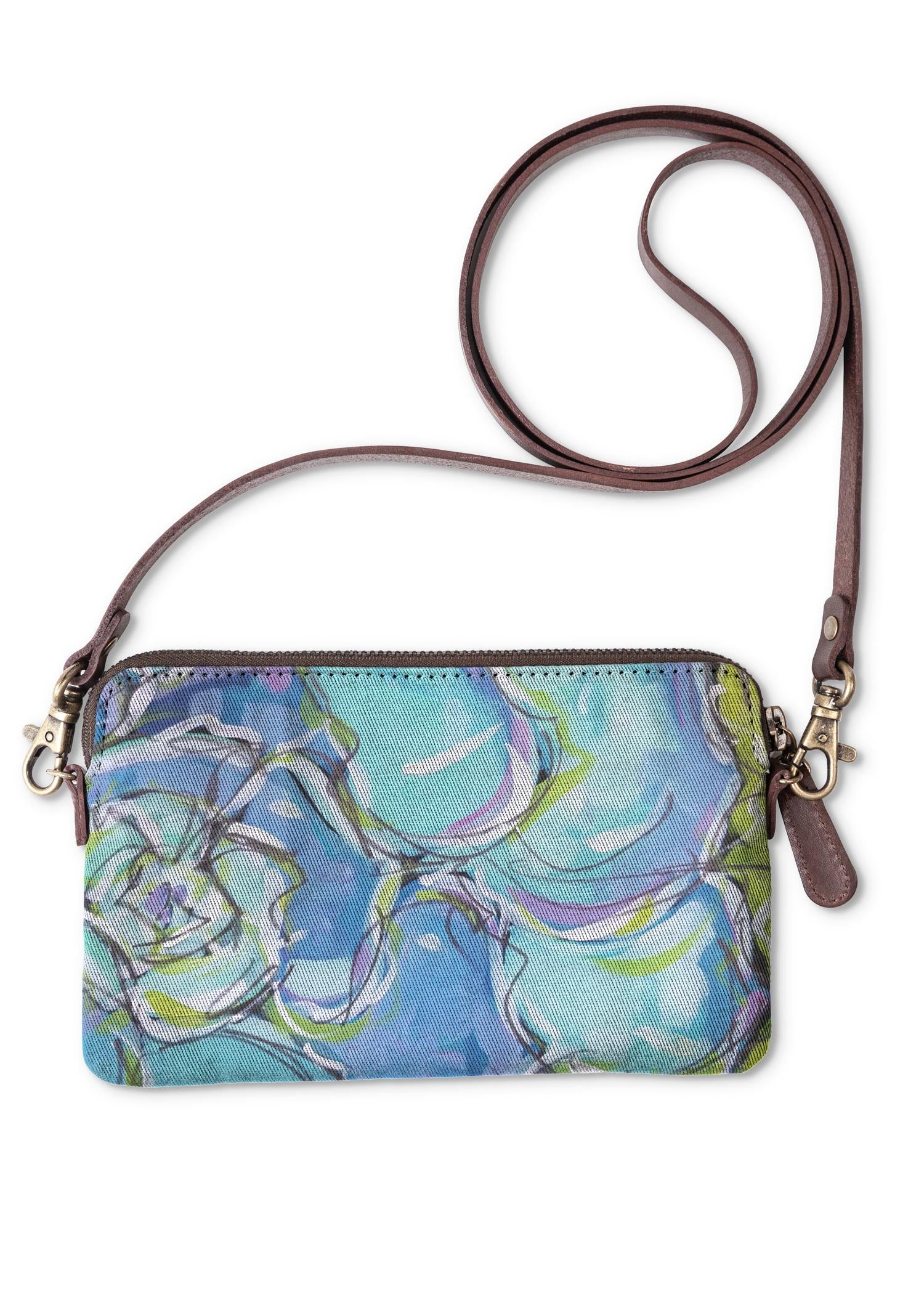 Statement Clutch - Live Like Flowers Handbag by VIDA Original Artist