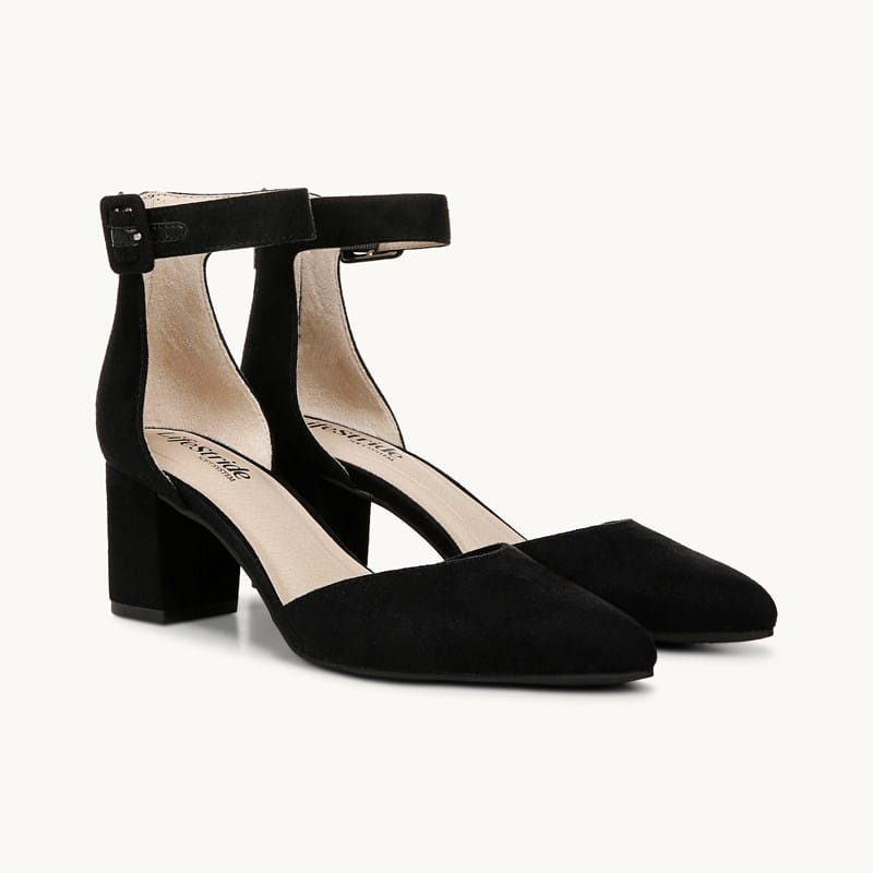 LifeStride Shoes Admire Dress Sandal Black Fabric . W