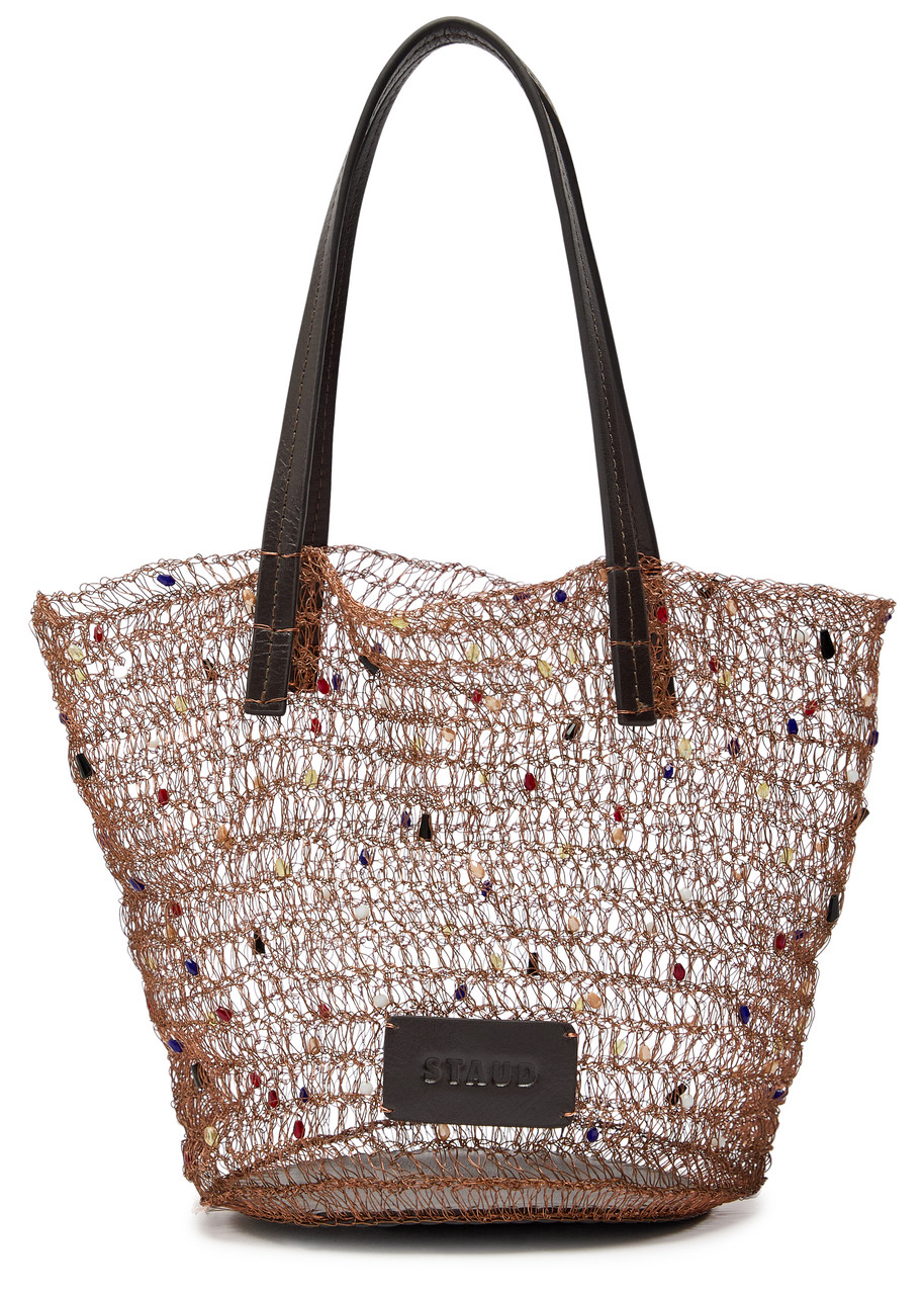 Staud Jewel Embellished Wire Bucket bag - Multicoloured