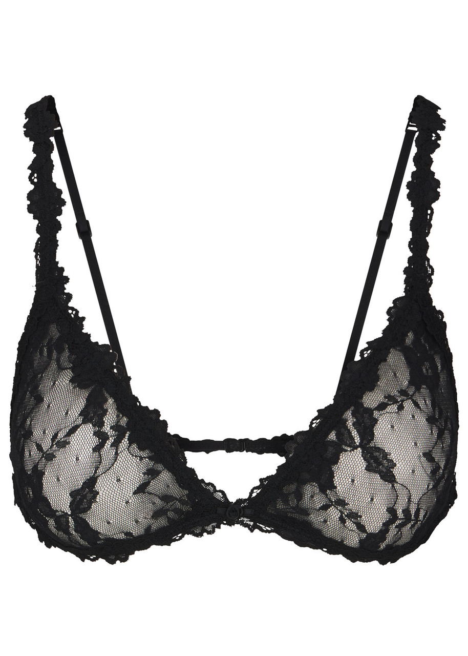 Skims Stretch-lace Triangle Bralette