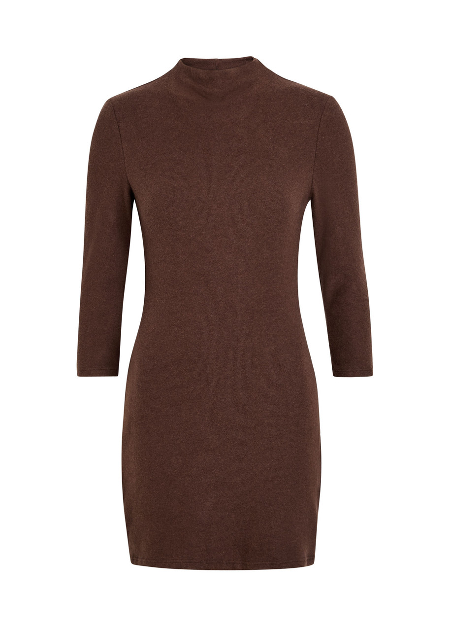 Reformation Camille Lyocell-blend Mini Dress - Dark Brown - S - S