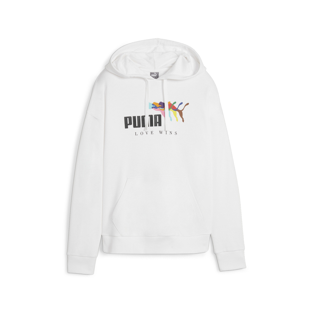 PUMA Essentials Love Wins Drawstring Pullover Hoodie