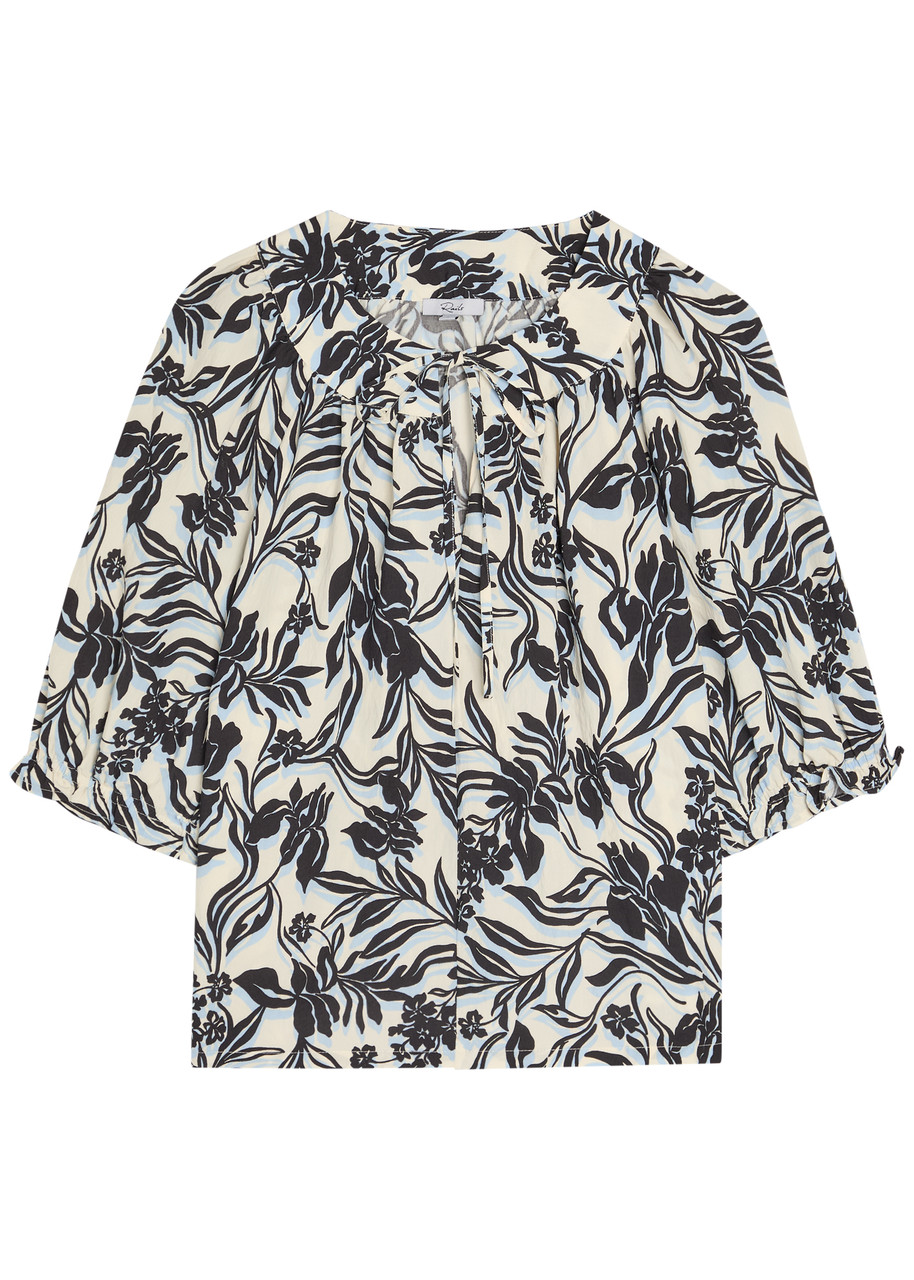 Rails Belina Floral-print Woven Blouse - Black - M M