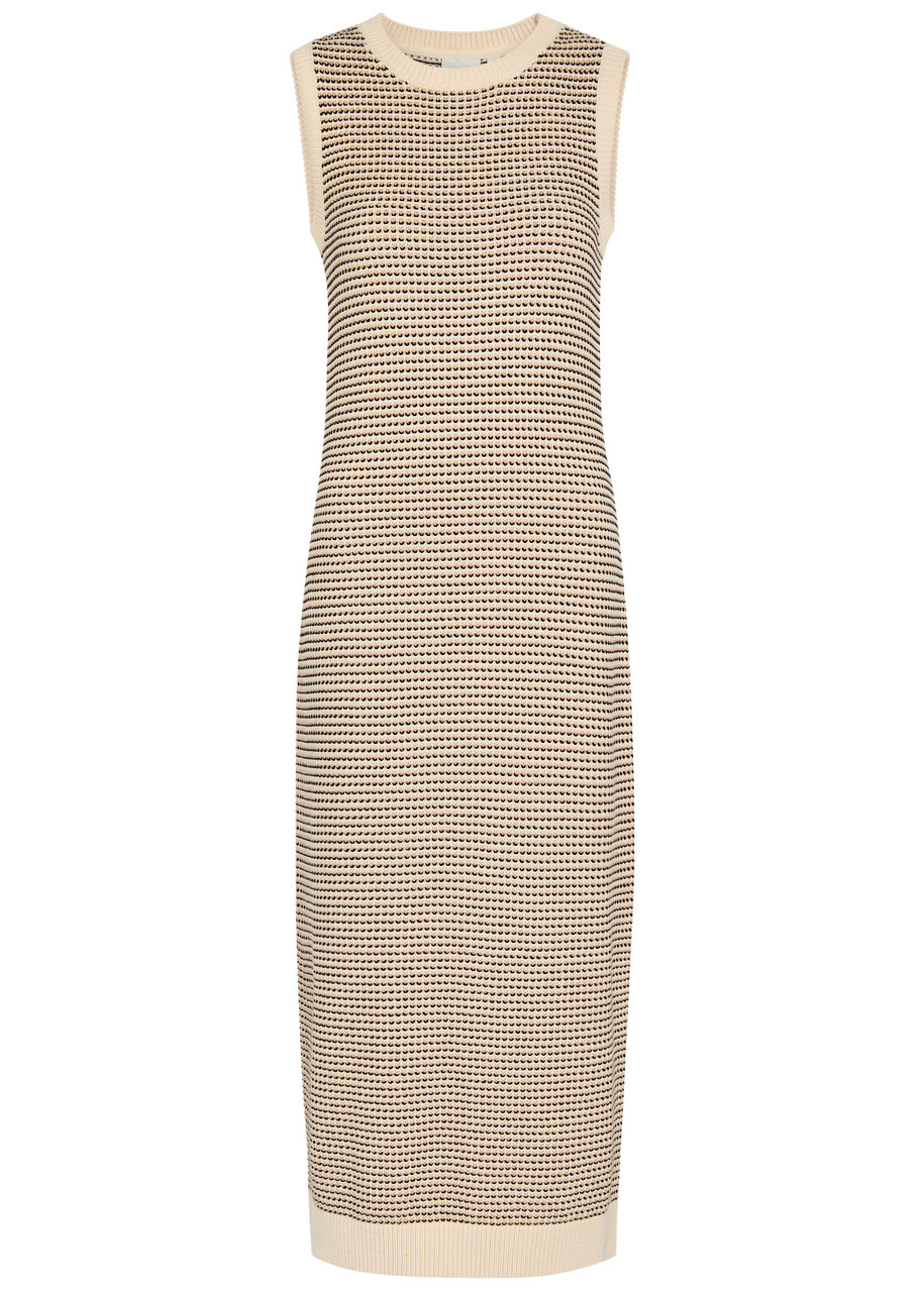 Varley Sadia Cotton-knit Midi Dress - Beige - S - S