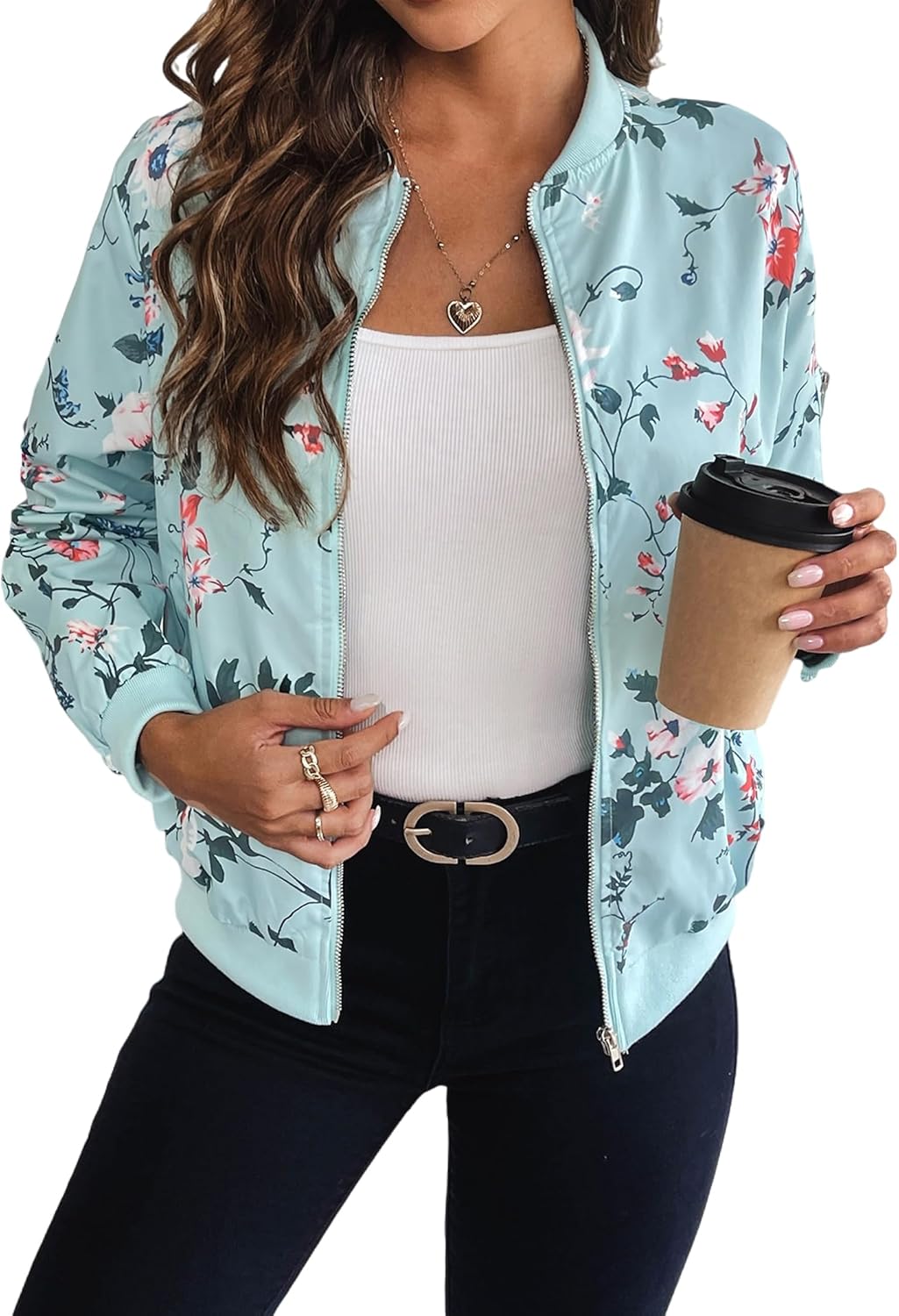 Zeagoo Short Bomber Jacket