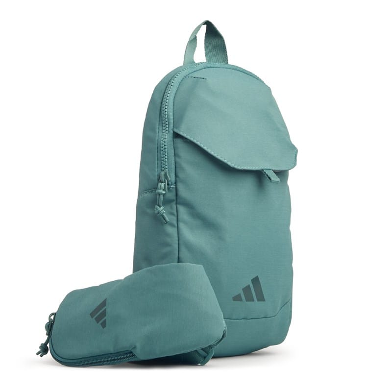 Adidas Essentials Sling Crossbody Bag Shoes Preloved Teal Green - Size . OT