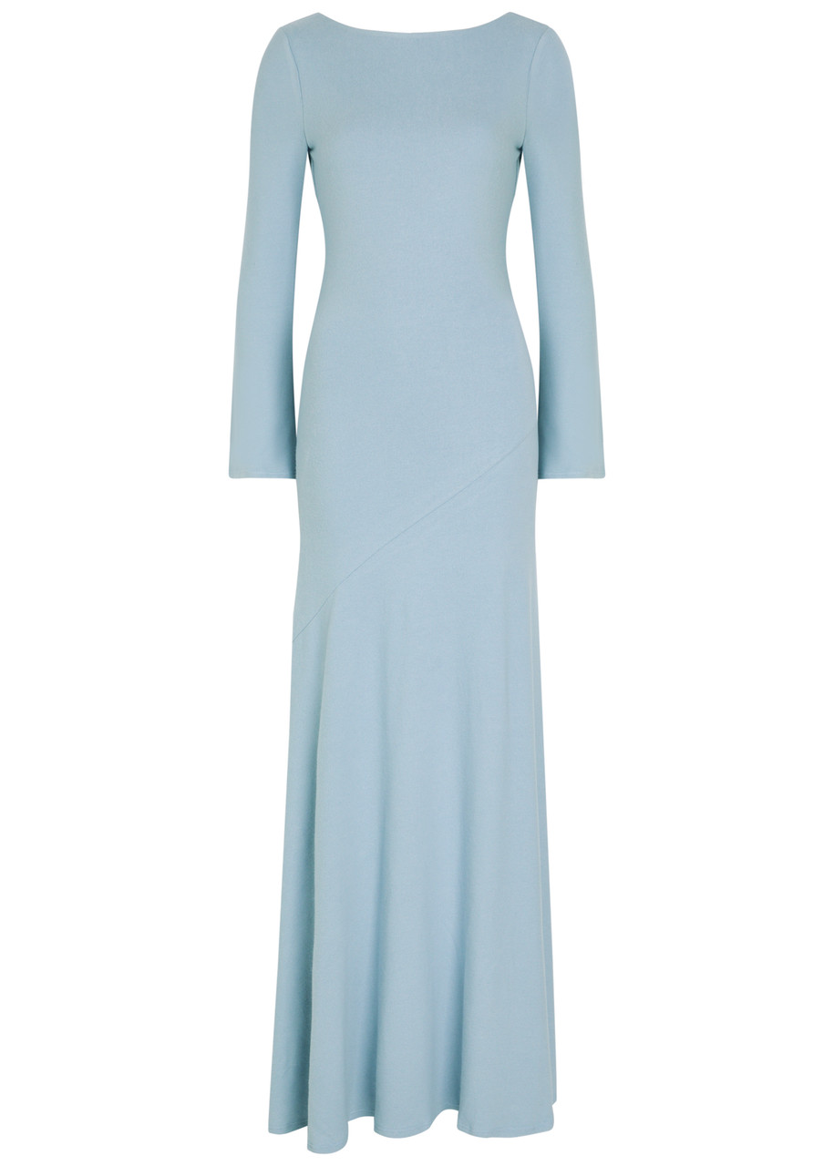 Reformation Florence Knit Maxi Dress - Light Blue - M M