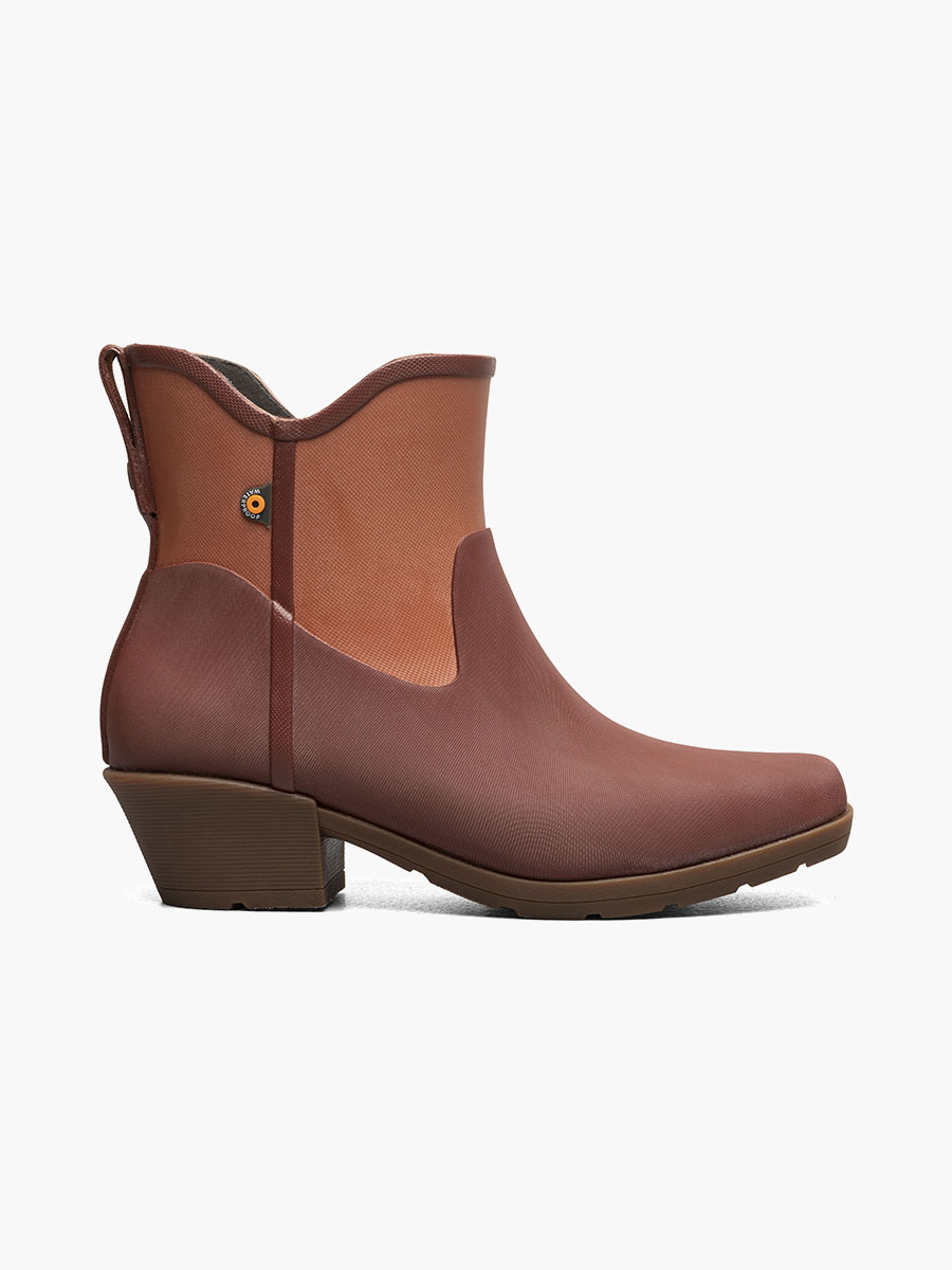 Bogs Boots Jolene Ankle Women's Rainboots Brick Size