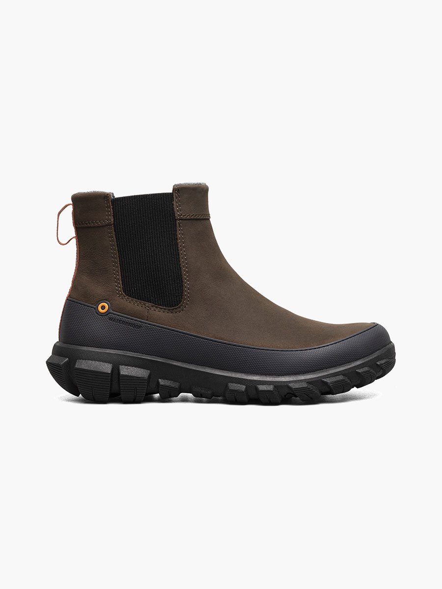 Bogs Boots Cedar Chelsea Women's Waterproof Boots Dark Brown Size
