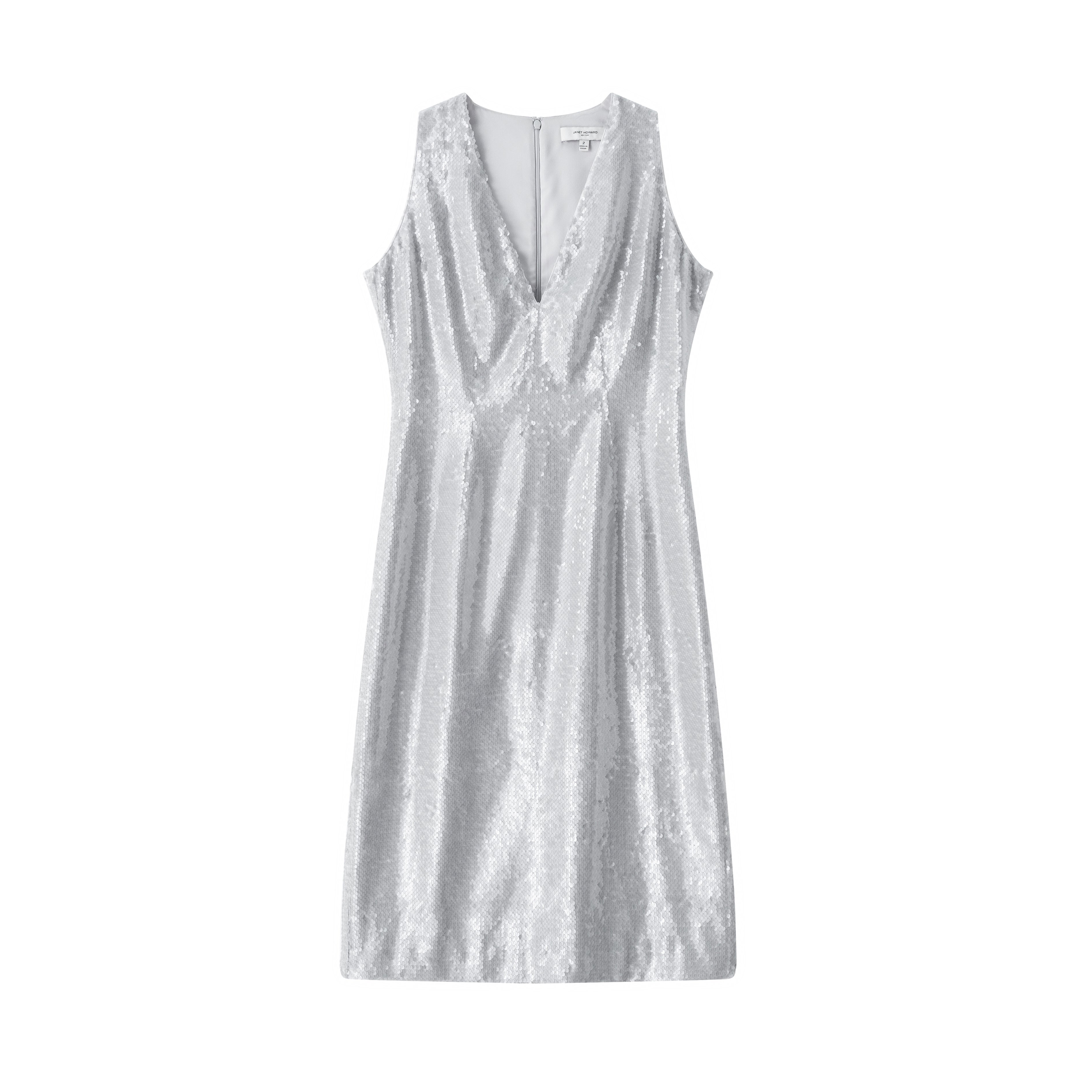 Lola V-Front Sequin Dress