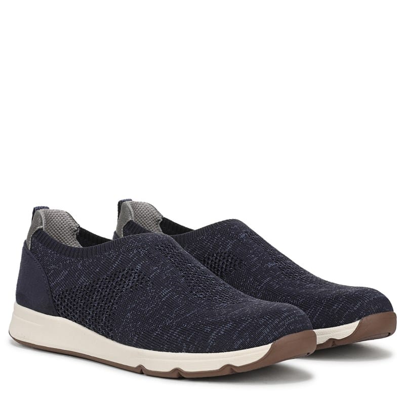 Lifestride Women's Respect Slip On Sneakers Navy Blazer Heather Knit - Size .