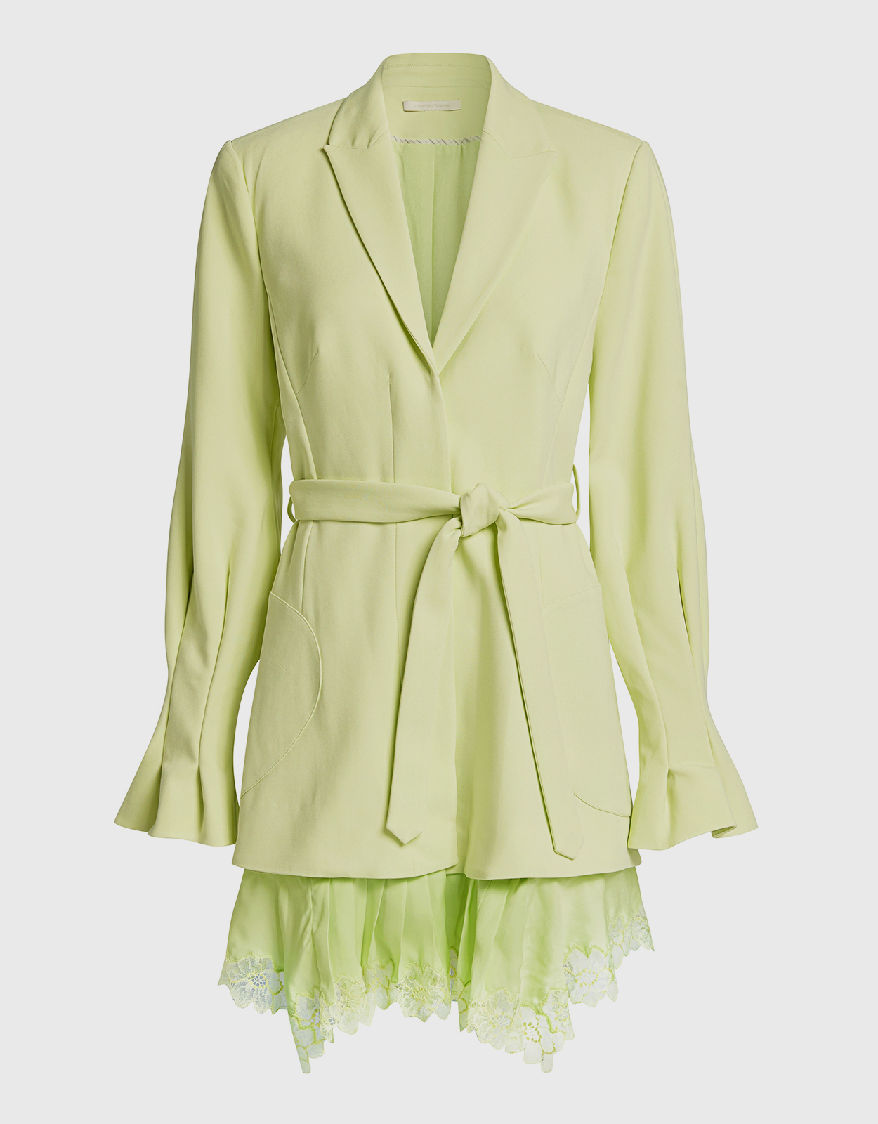 Jonathan Simkhai Victoria Lace Blazer Mini Dress -