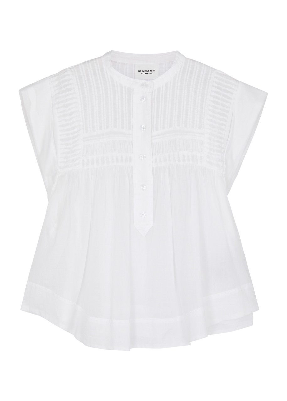 Isabel Marant toile Leaza Cotton Blouse - White