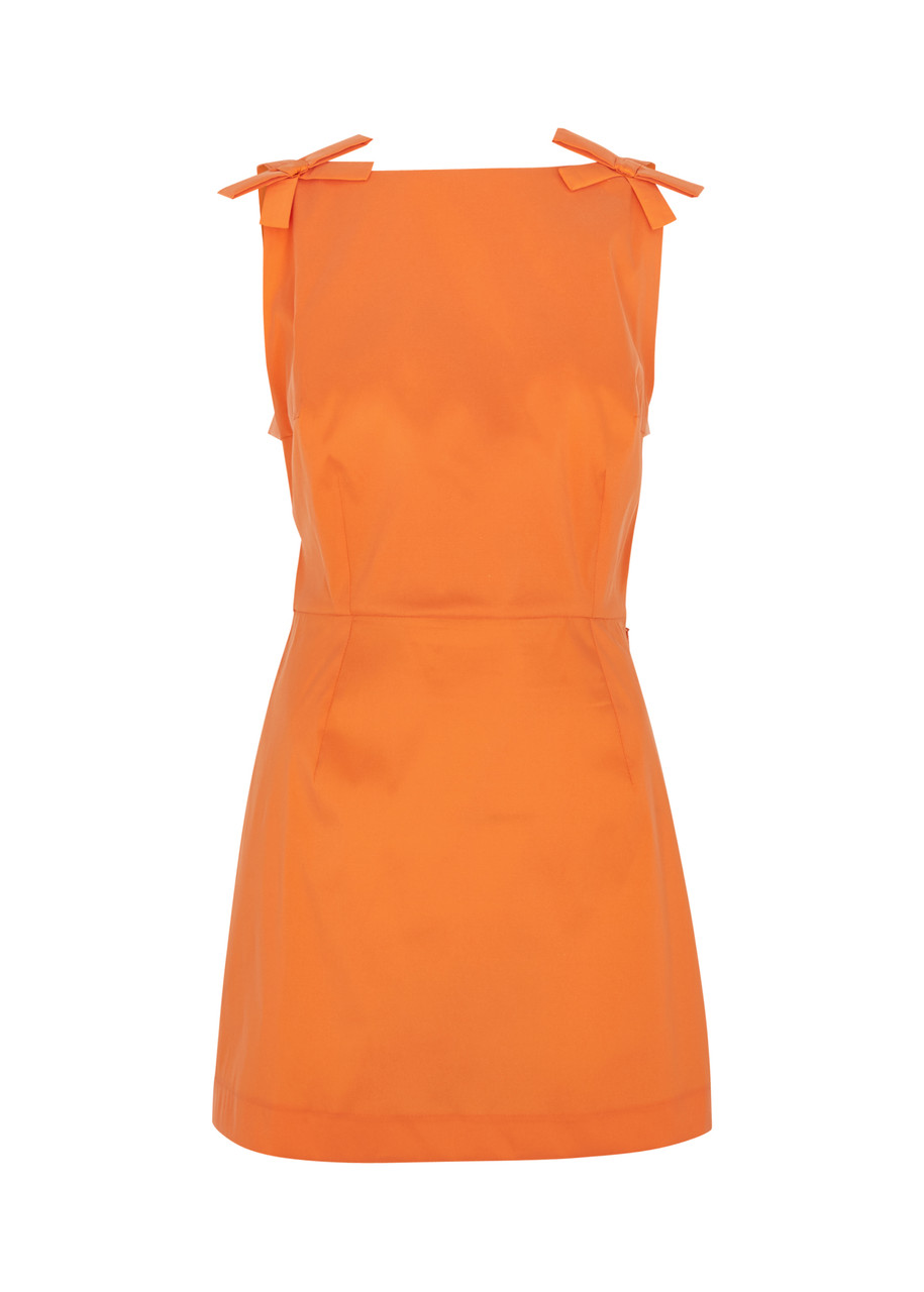 Bernadette Kim Taffeta Mini Dress - Orange