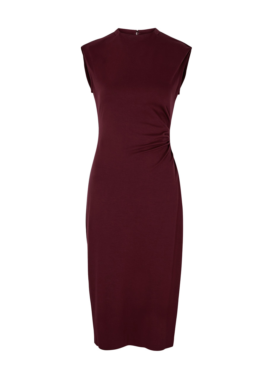 Diane Von Furstenberg Darrius Stretch-jersey Midi Dress - Dark Red