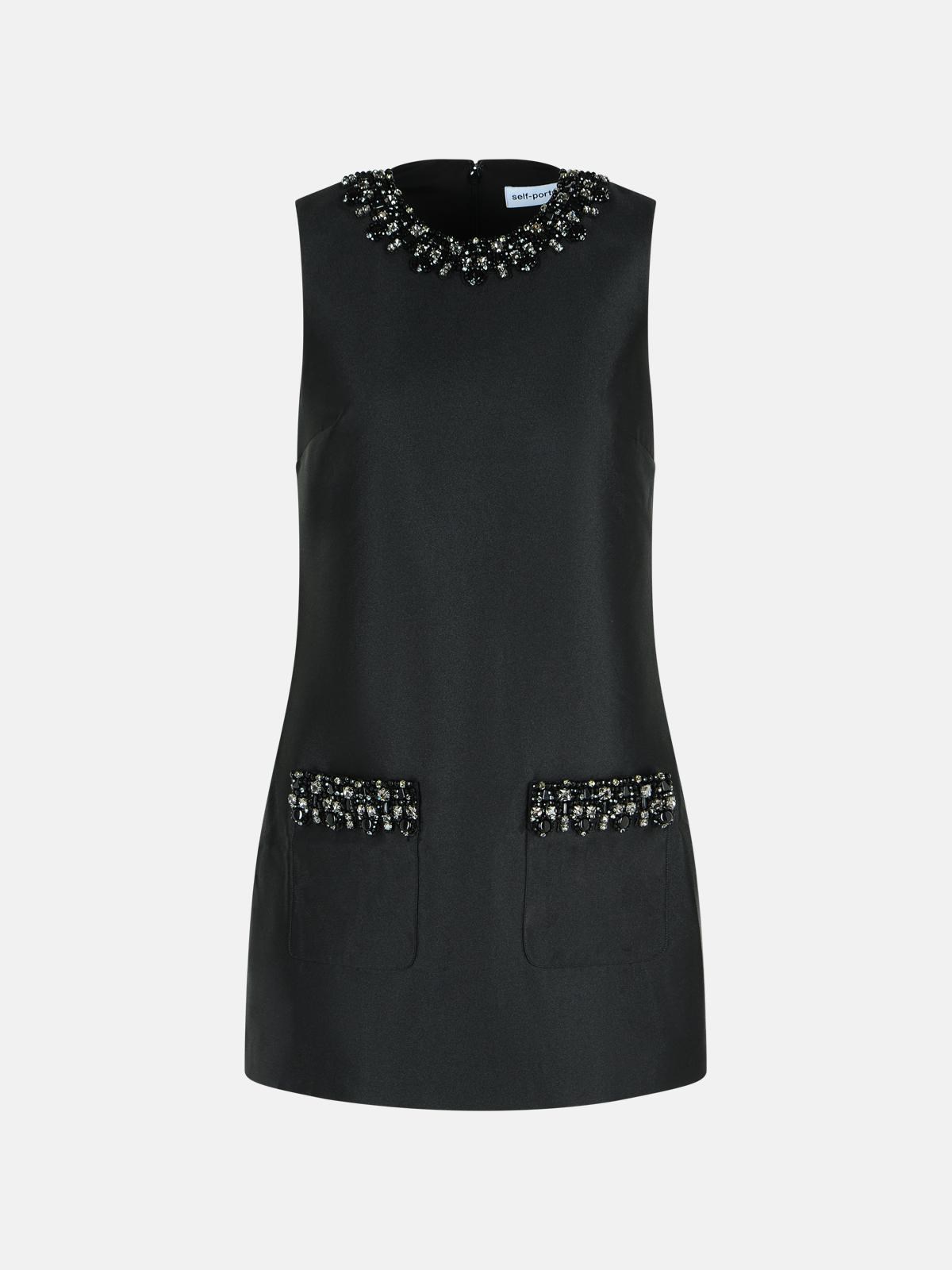 SELF PORTRAIT Black Polyester Dress