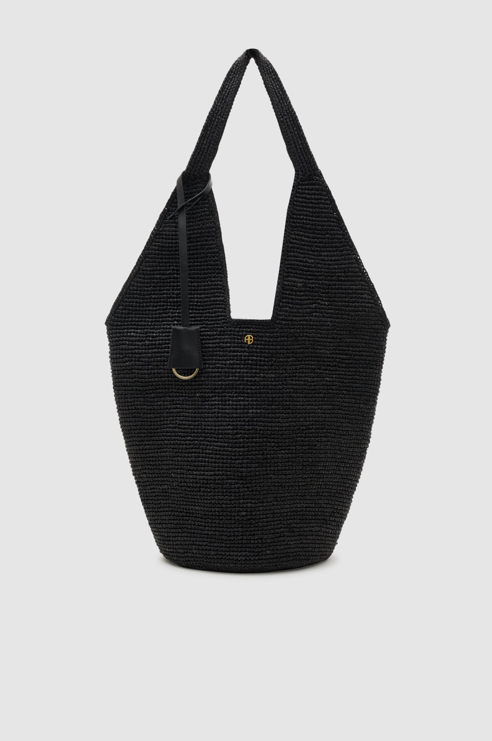 Leah Hobo Bag Plain Raffia