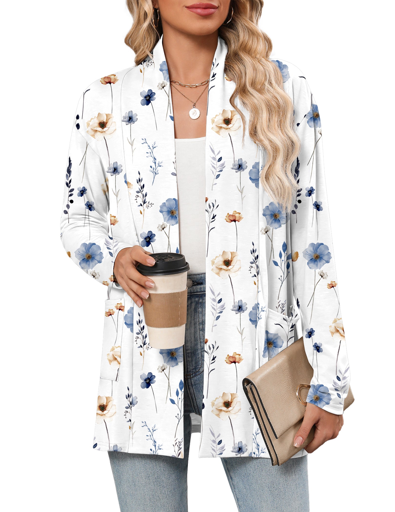 Zeagoo Women's Casual Loose Lightweight Cardigan Sweaters