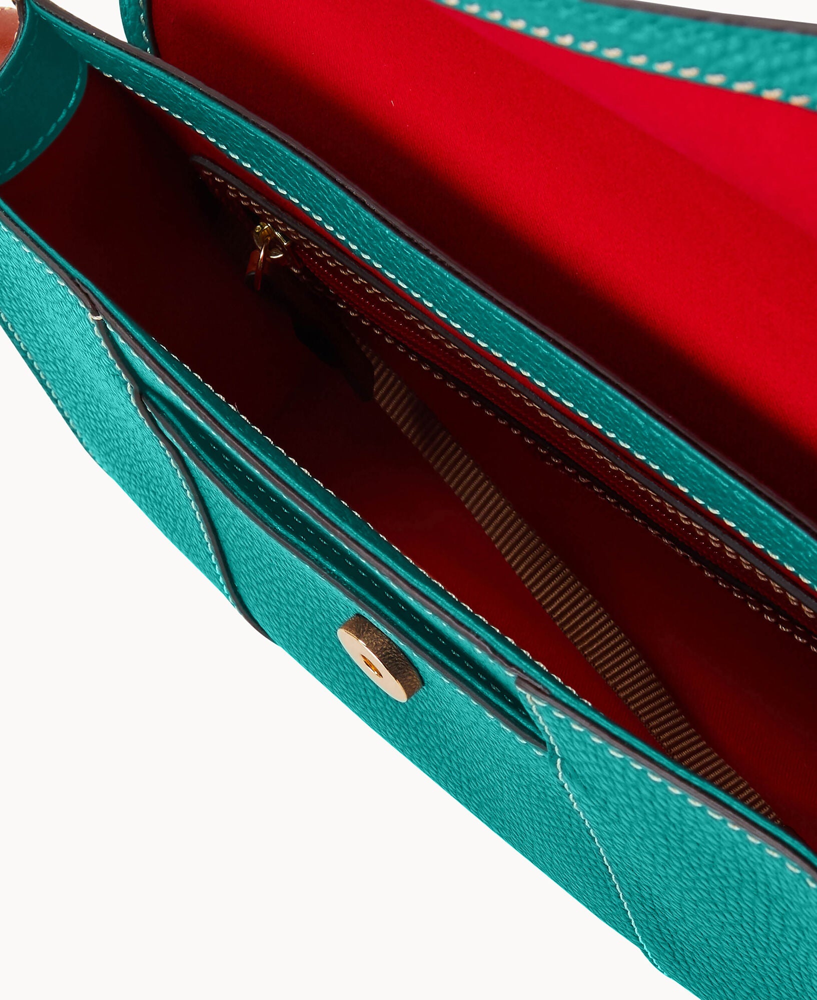 Dooney & Bourke Women's Pebble Grain Casey Clutch Wallet Bag in Spearmint