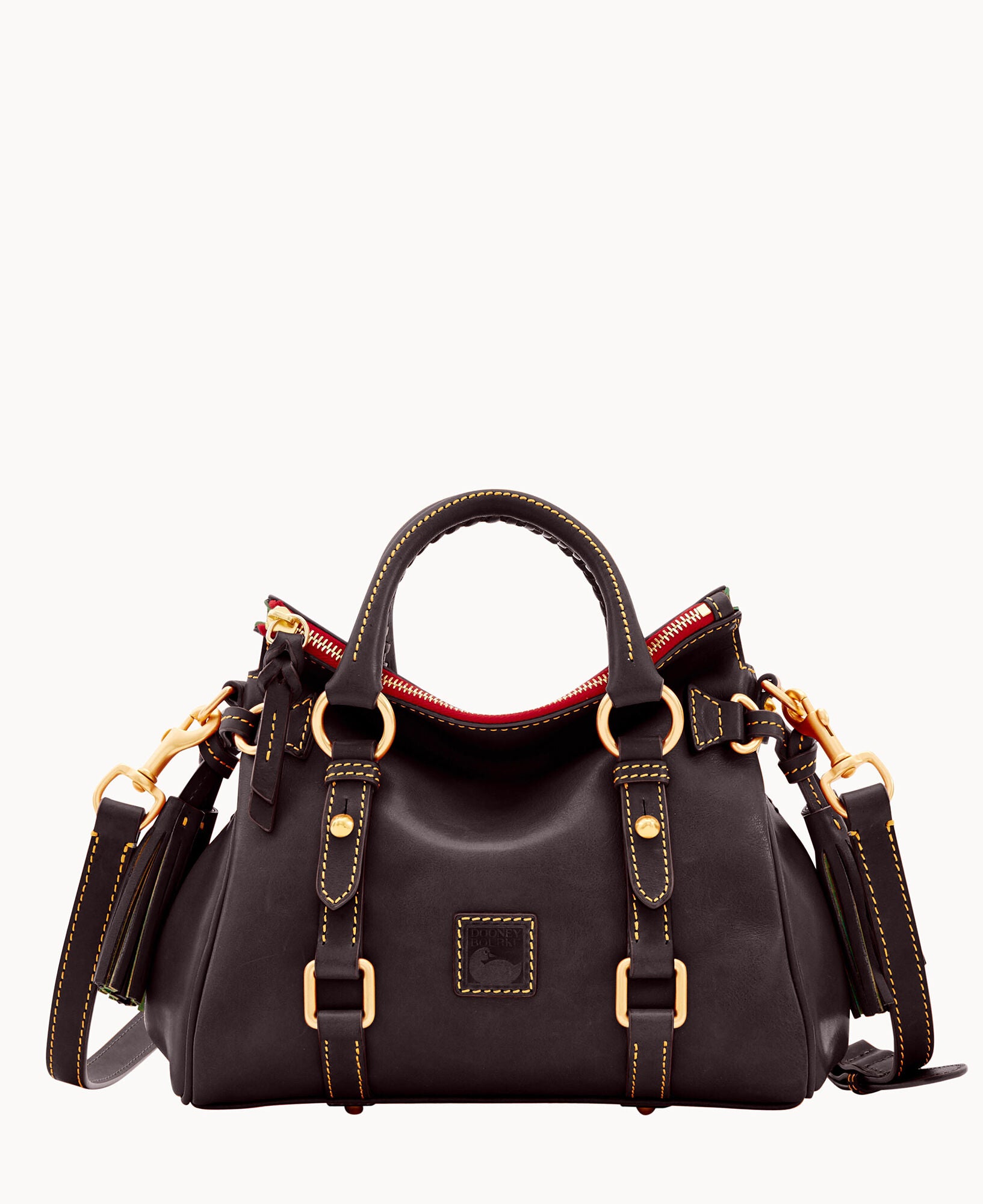 Dooney & Bourke Women's Florentine Micro Satchel Crossbody Bag in Brown Tmoro