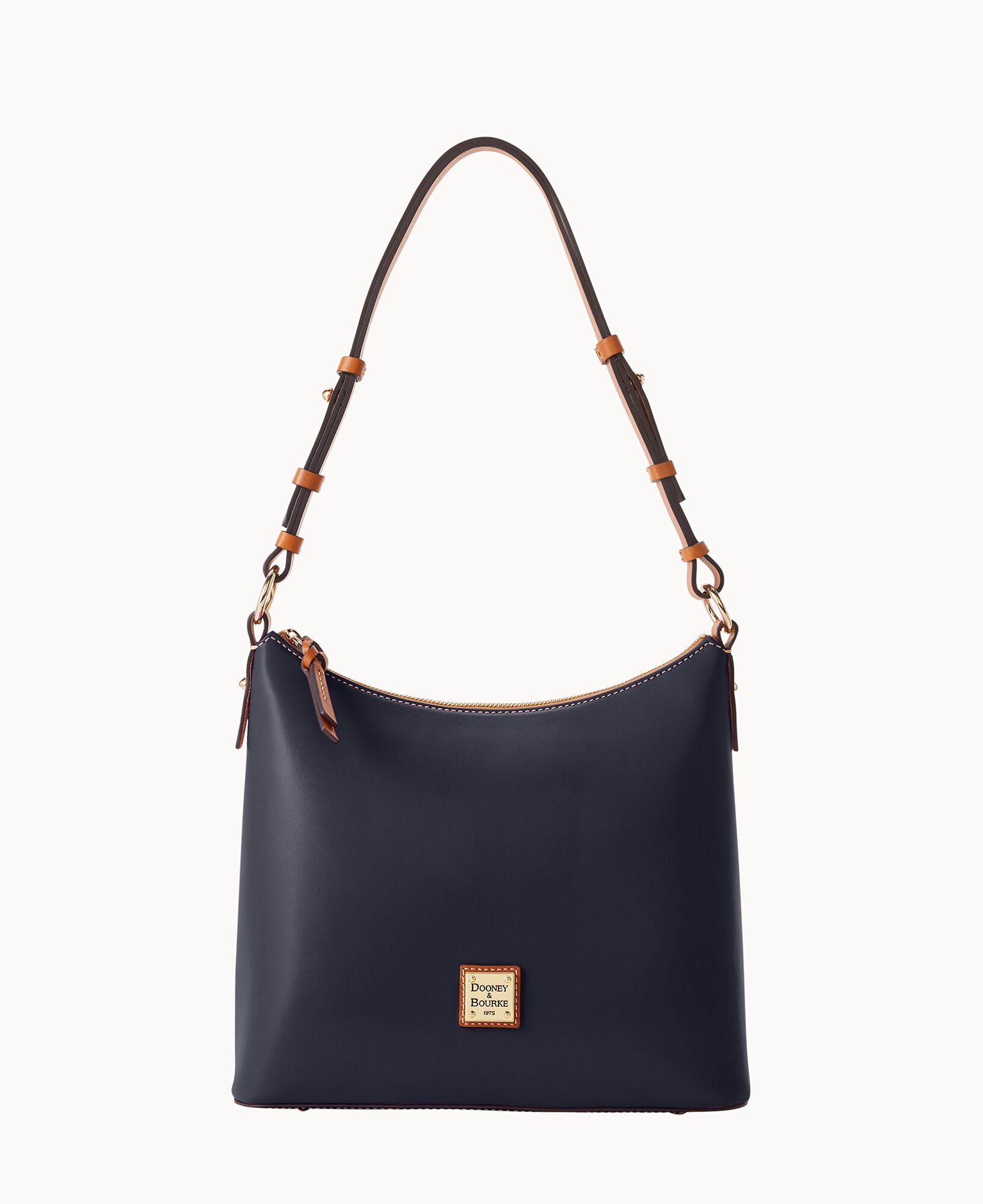 Dooney & Bourke Women's Wexford Leather Hobo Shoulder Bag in Midnight Blue